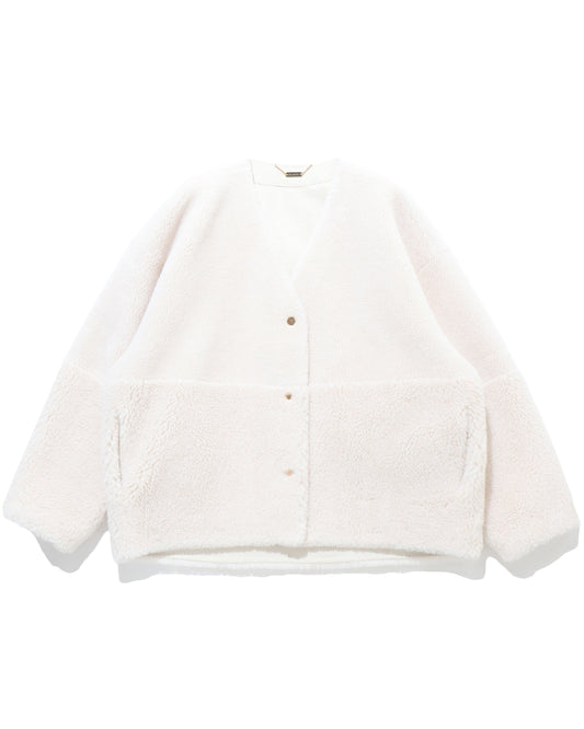 reversible v/n boa coat