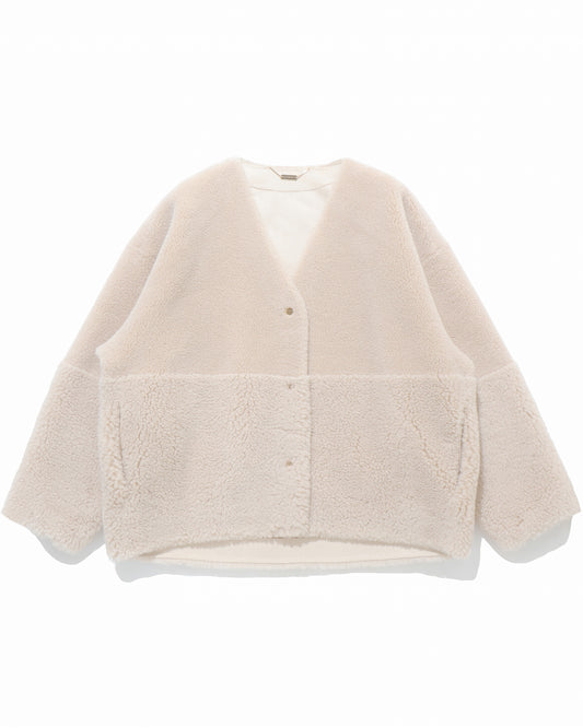 reversible v/n boa coat