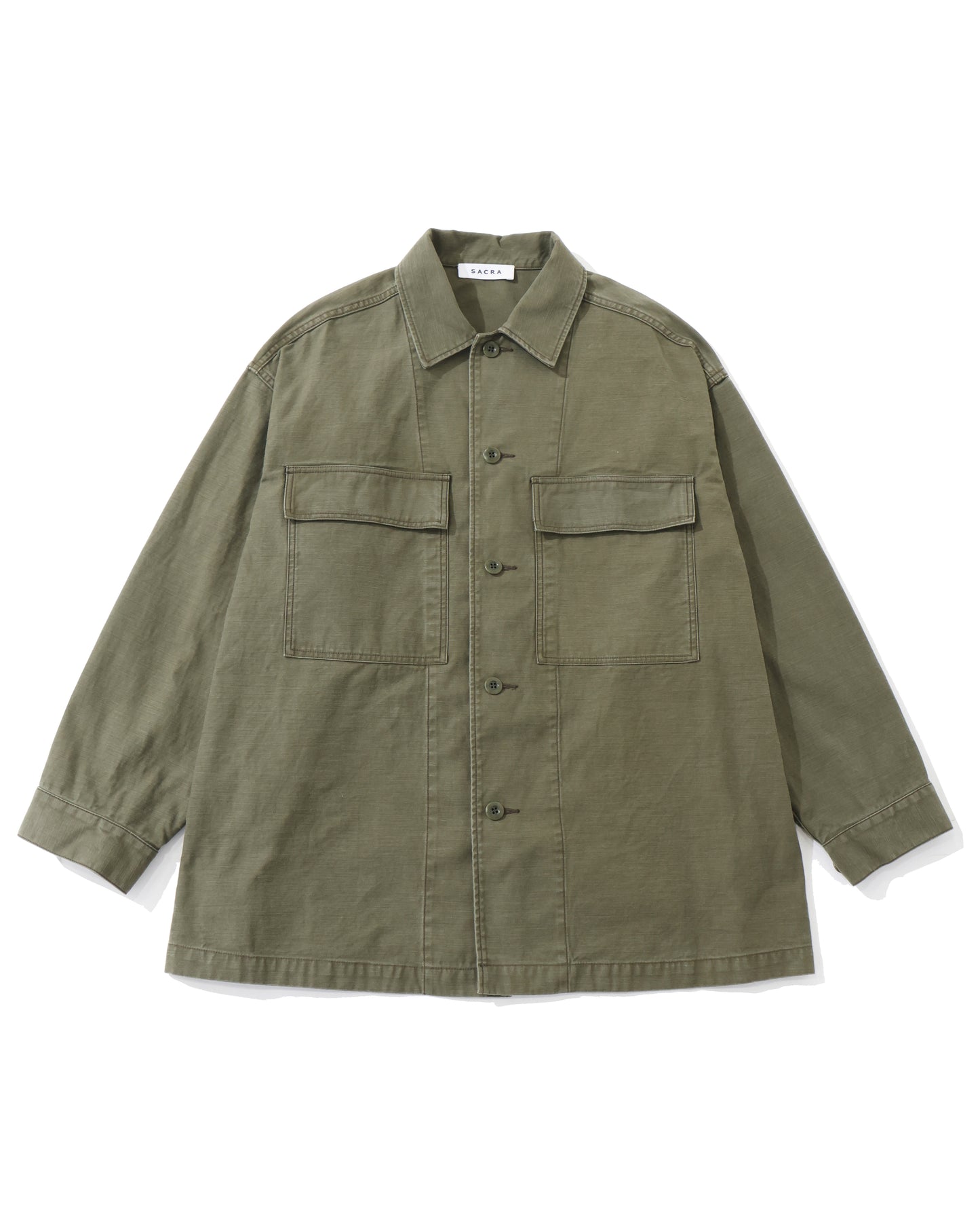 VINTAGE BACK SATIN SHIRT JACKET