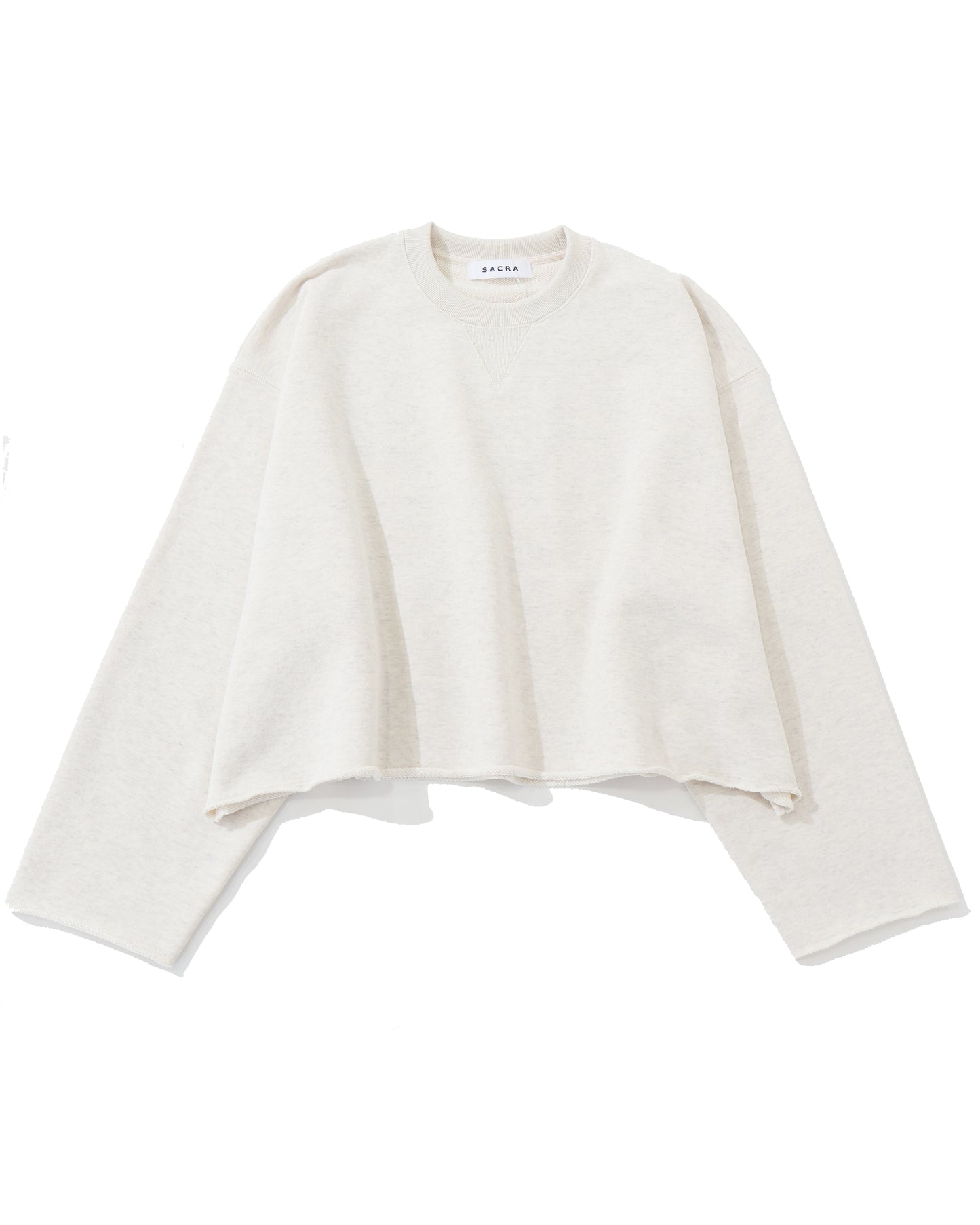 EXTRA FINE FLEECE CROPPED TOP