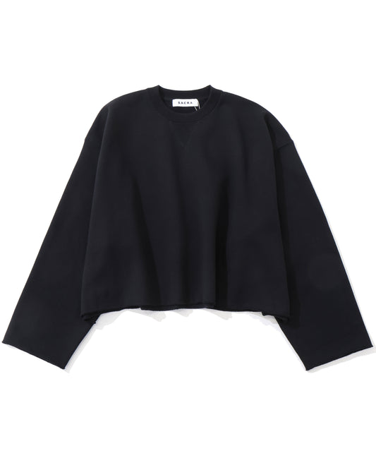 EXTRA FINE FLEECE CROPPED TOP
