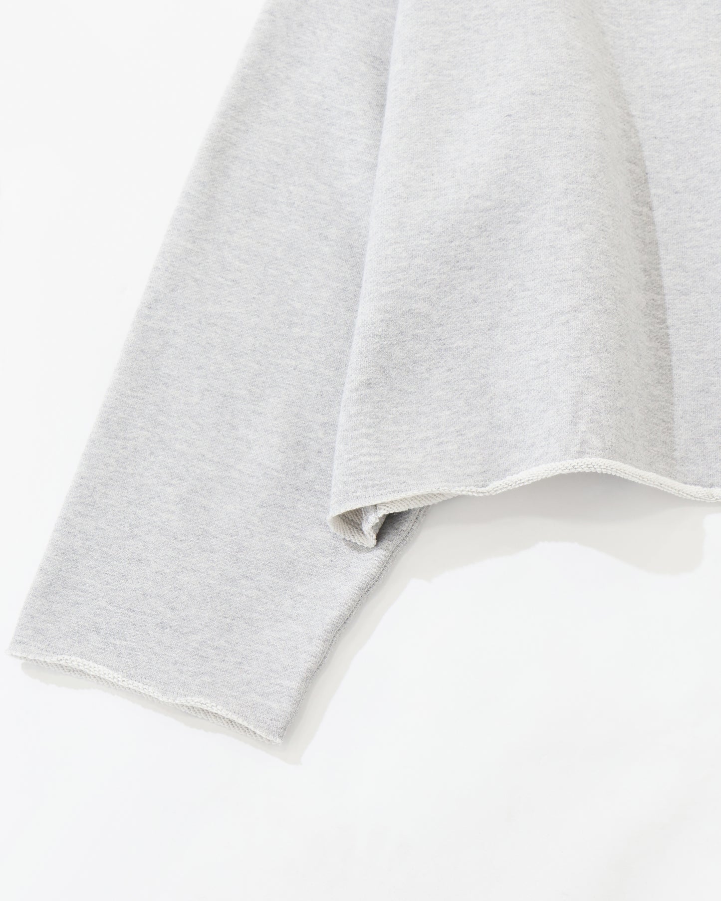 EXTRA FINE FLEECE CROPPED TOP