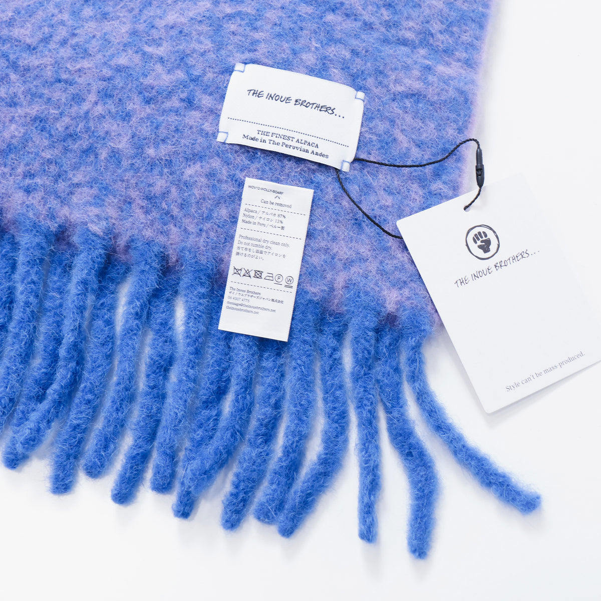 Double Faced Woolly Scarf
