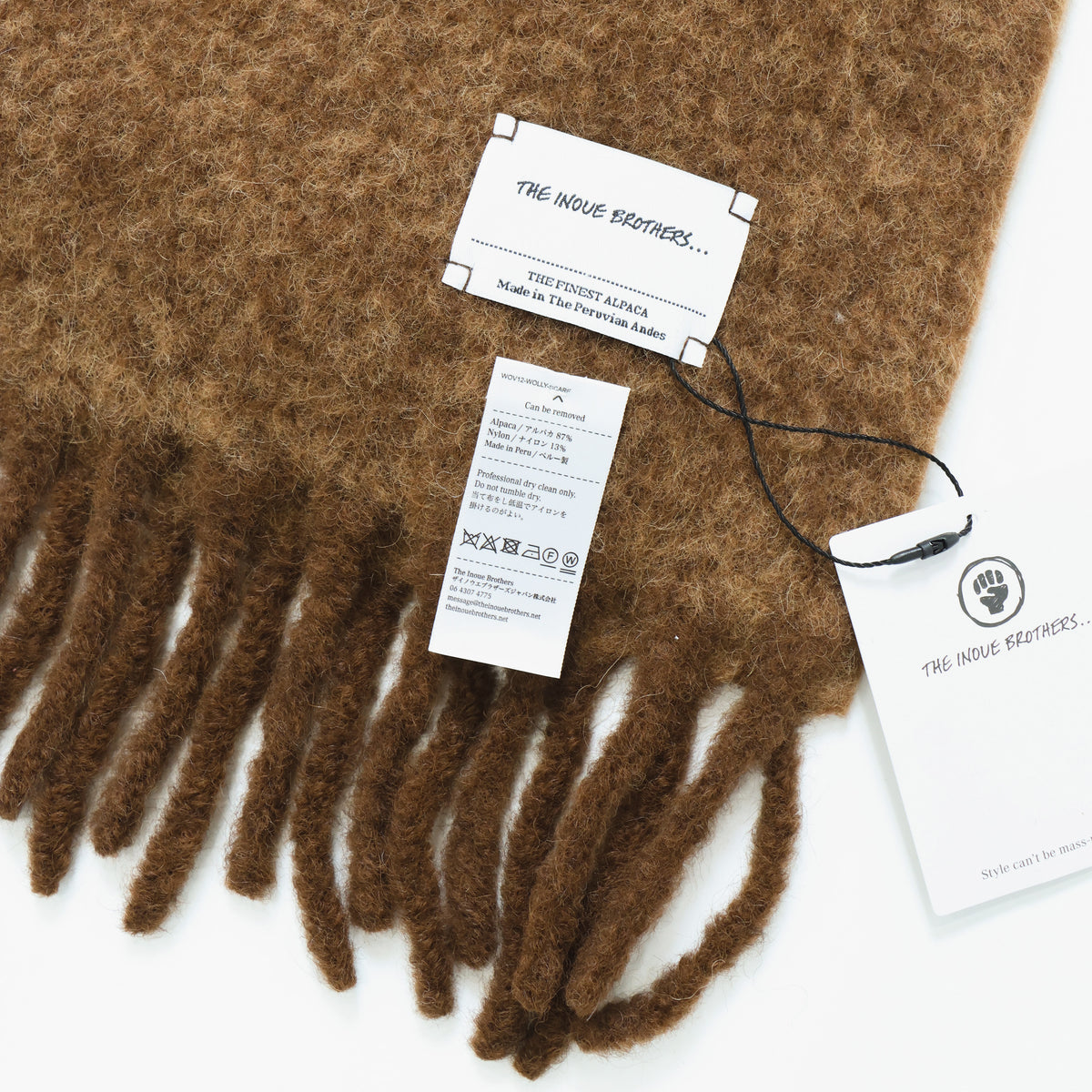 Double Faced Woolly Scarf