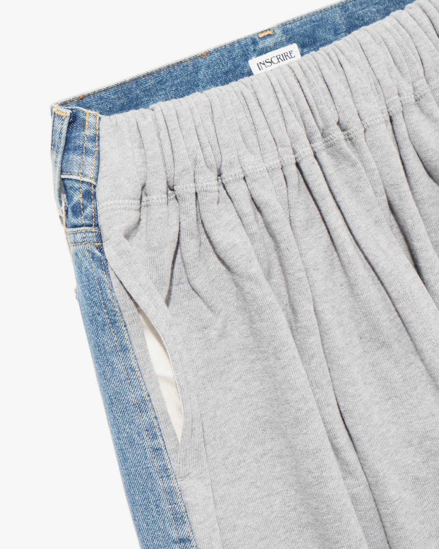Hybride Sweat Denim Pants