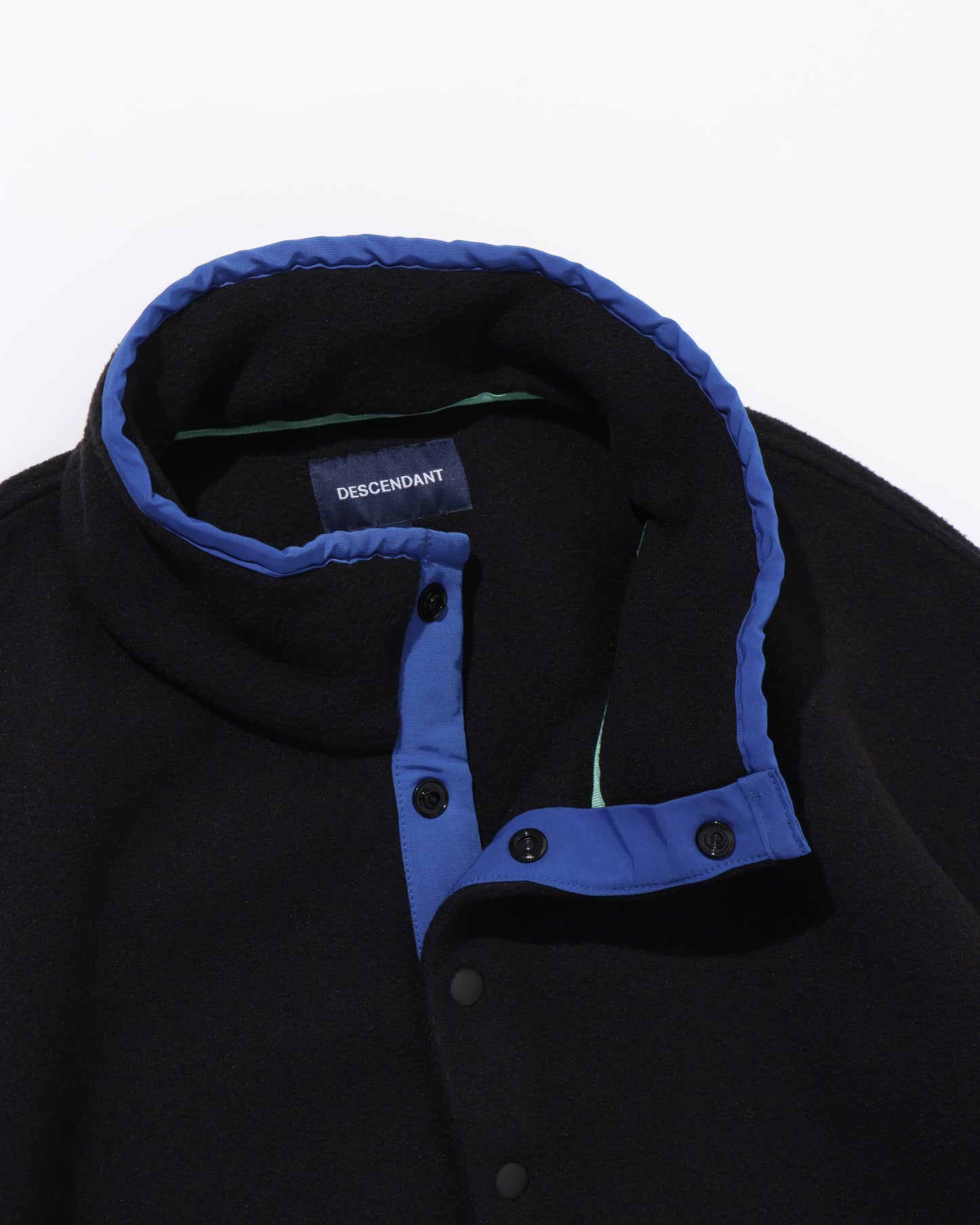 HUMMING FLEECE PULLOVER  BLACK