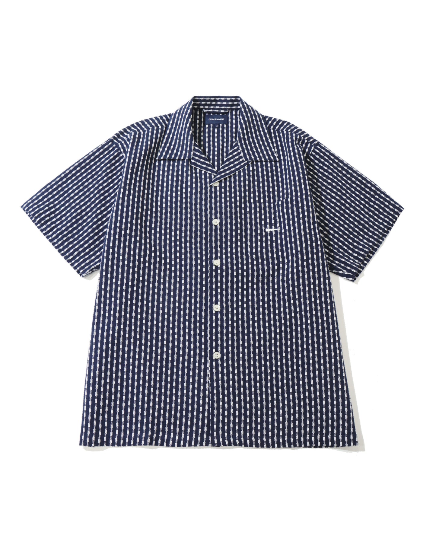 PIER OPEN COLLAR TEXTILE SS SHIRT