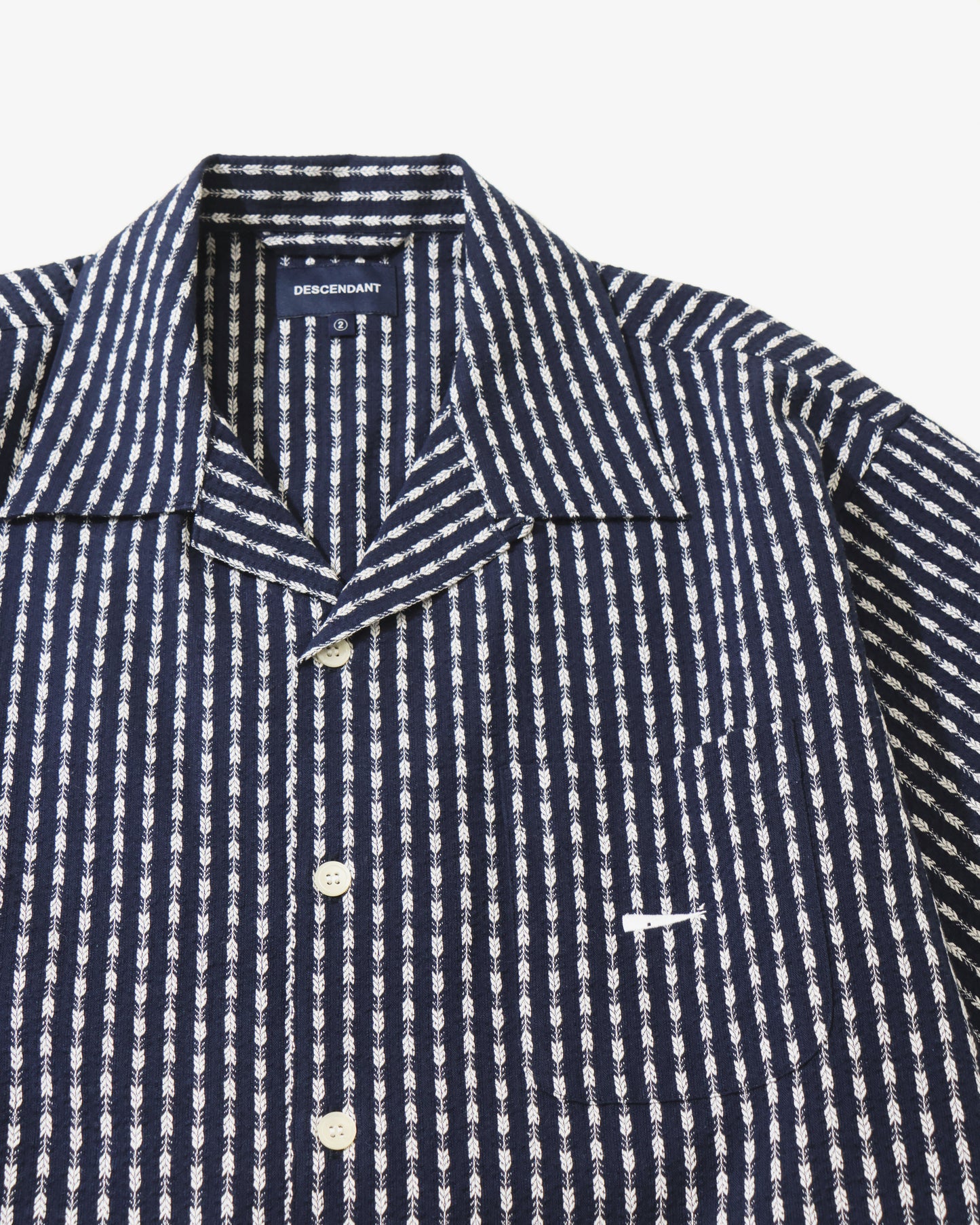 PIER OPEN COLLAR TEXTILE SS SHIRT