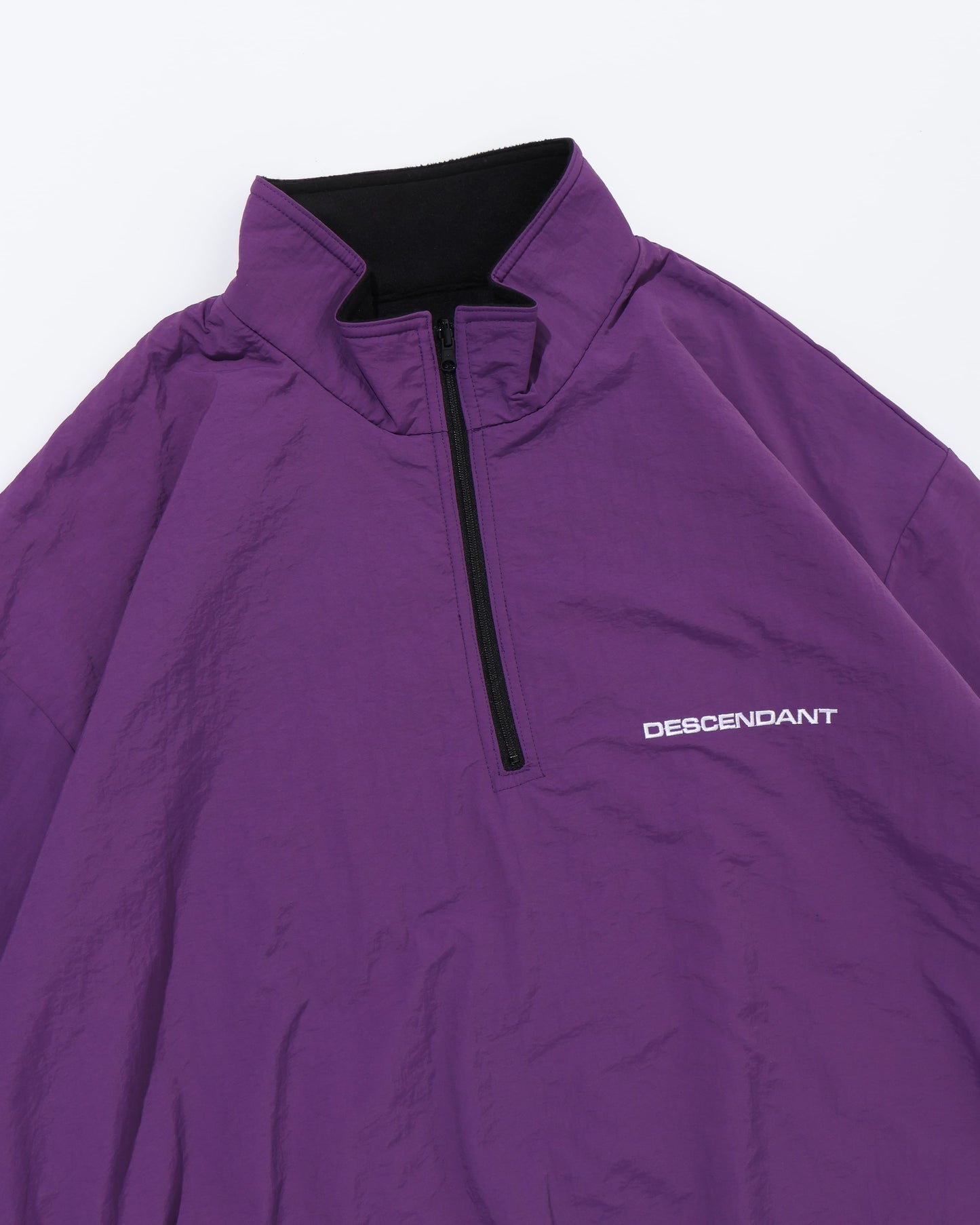 TIDE HALFZIP FLEECE LS SHIRT  PURPLE