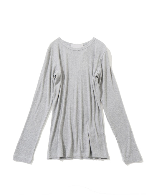 sheer rib long slv