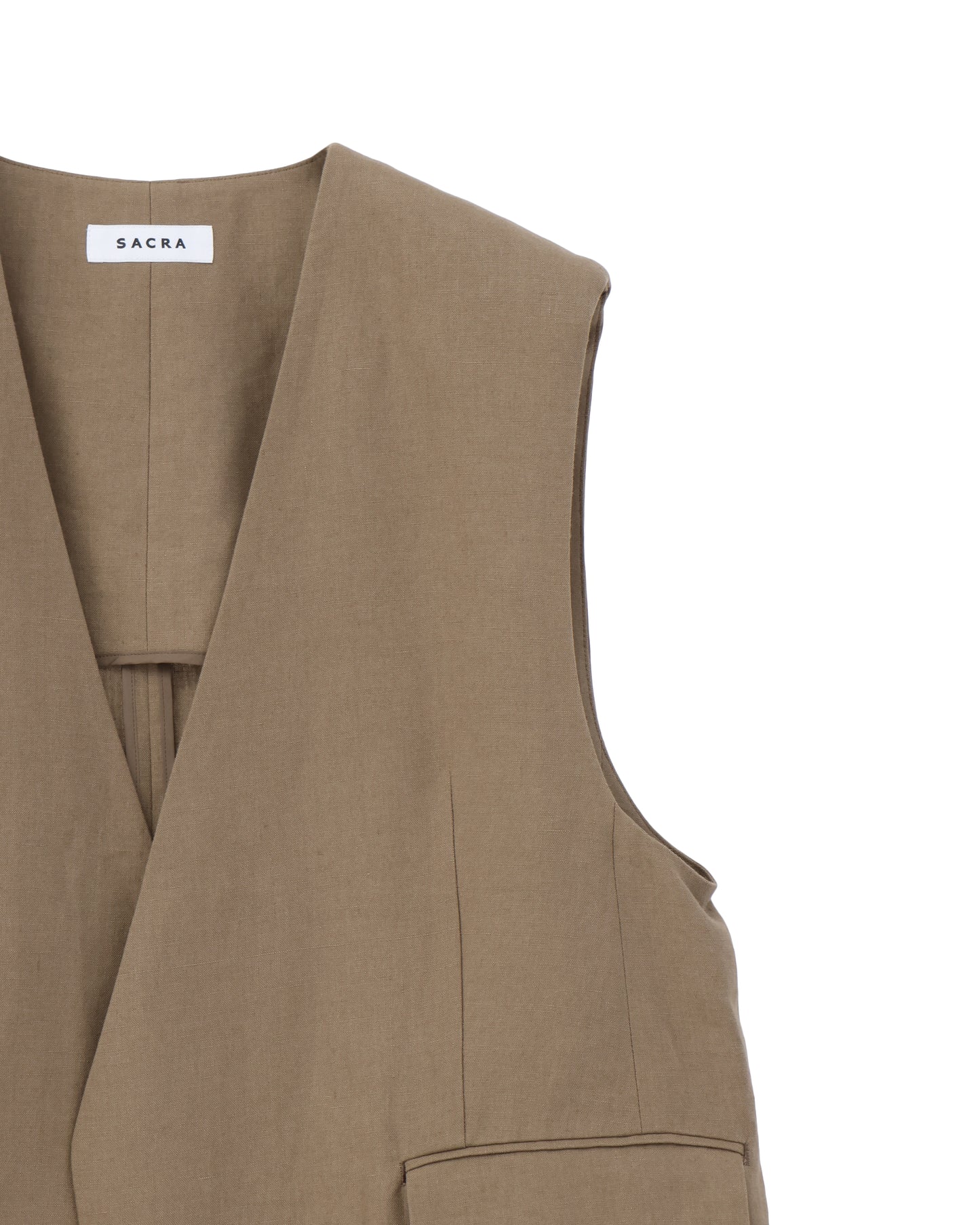 SUPERIOR BELGIUM LINEN GILET