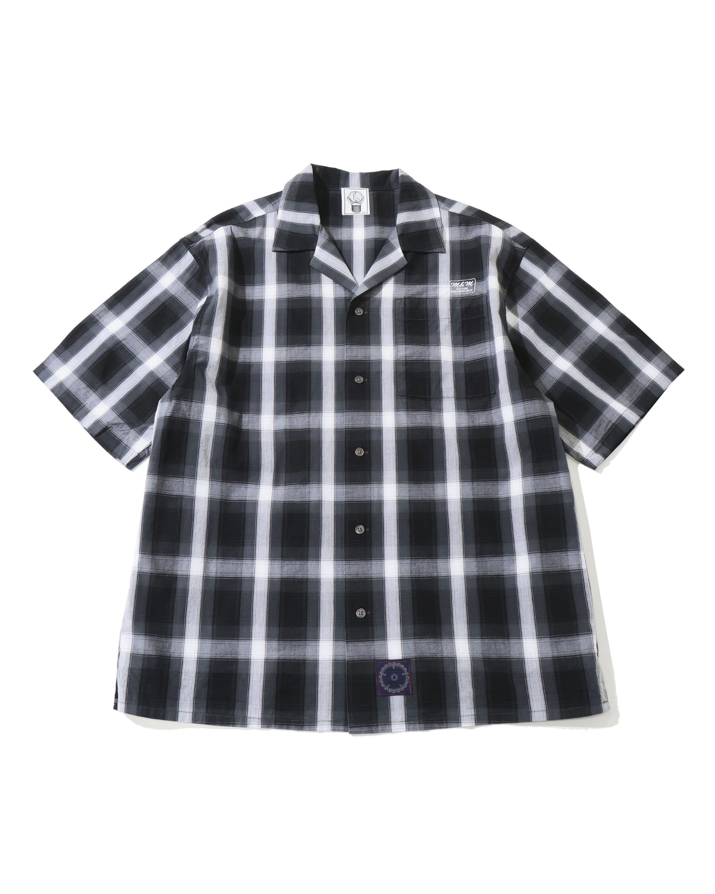 OPEN COLLAR S/S SHIRT
