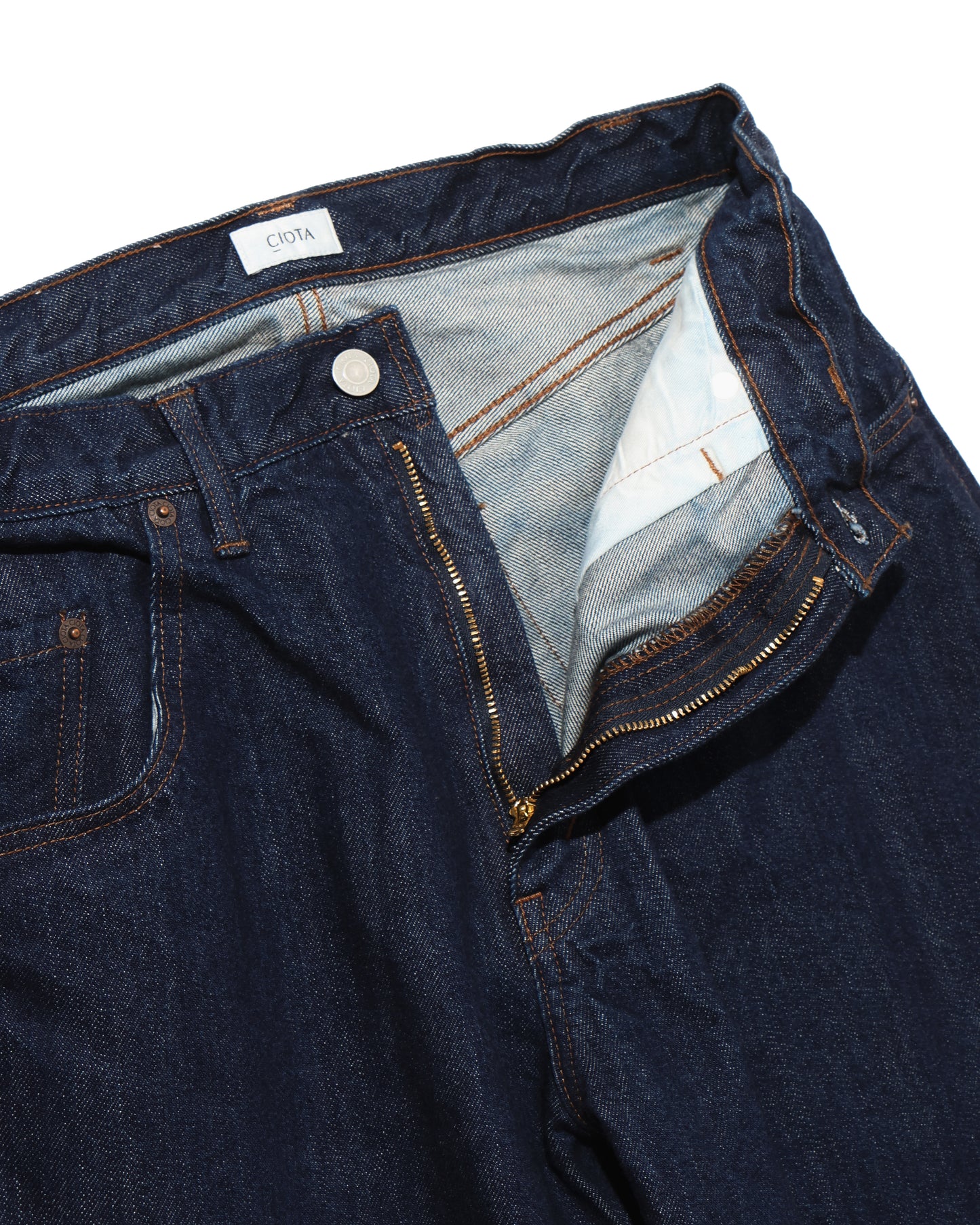 Baggy 5 Pocket Pants Navy(One Wash)