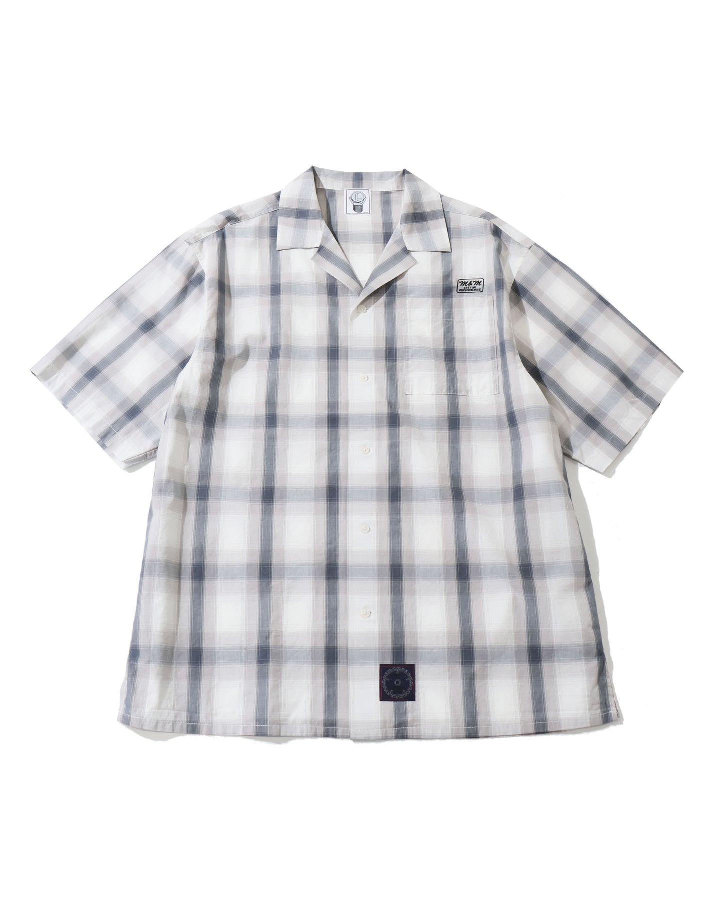 OPEN COLLAR S/S SHIRT