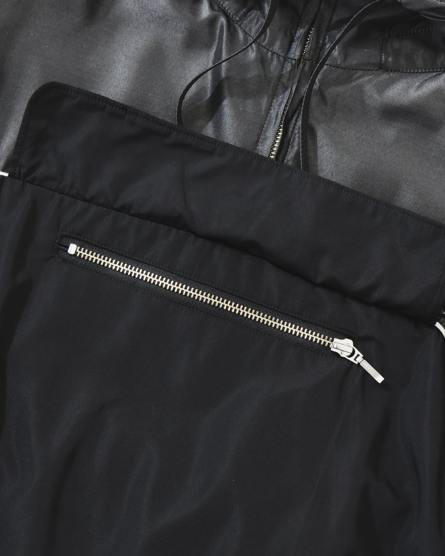 "Tom" Silk-PE Anorack Parka