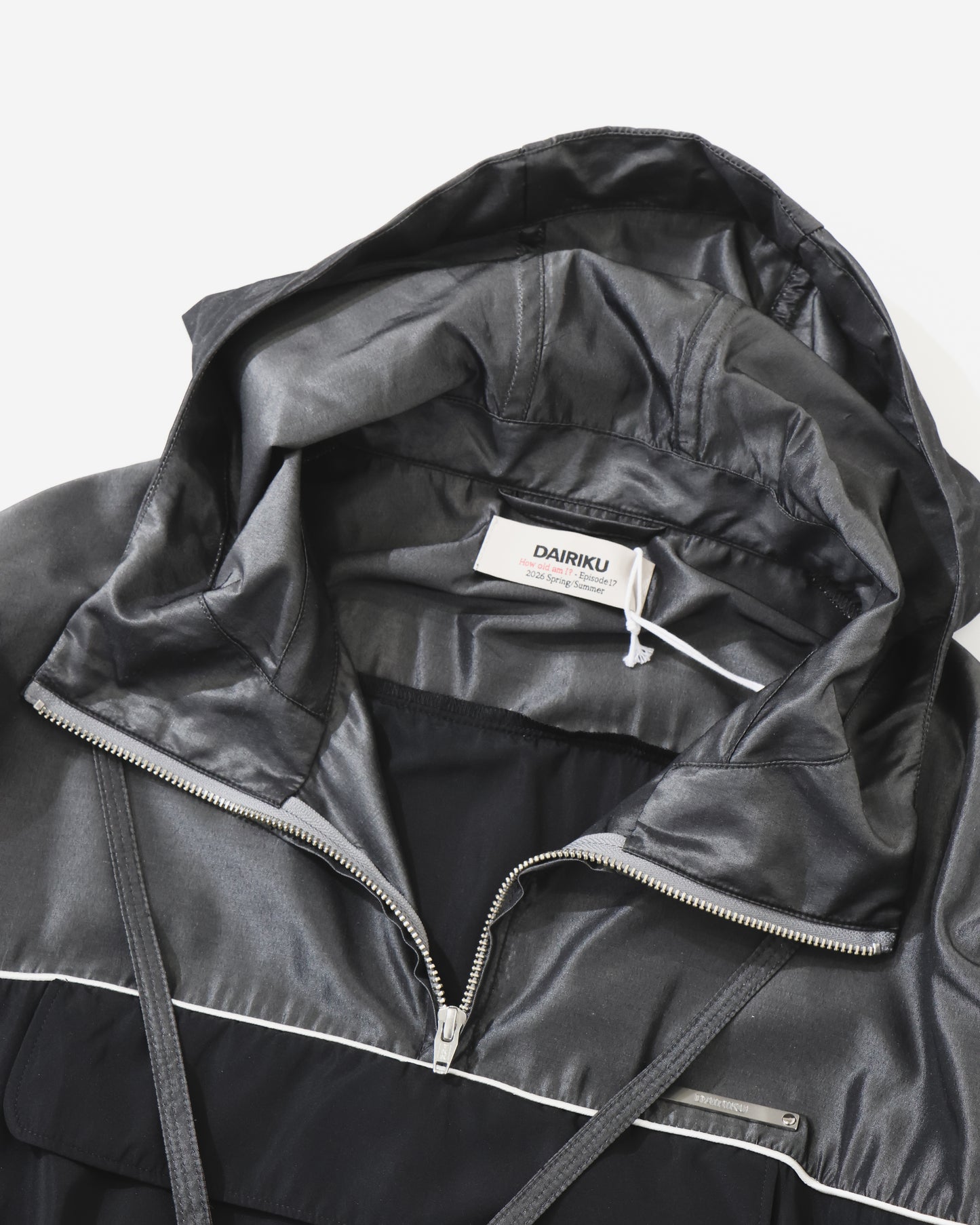 "Tom" Silk-PE Anorack Parka
