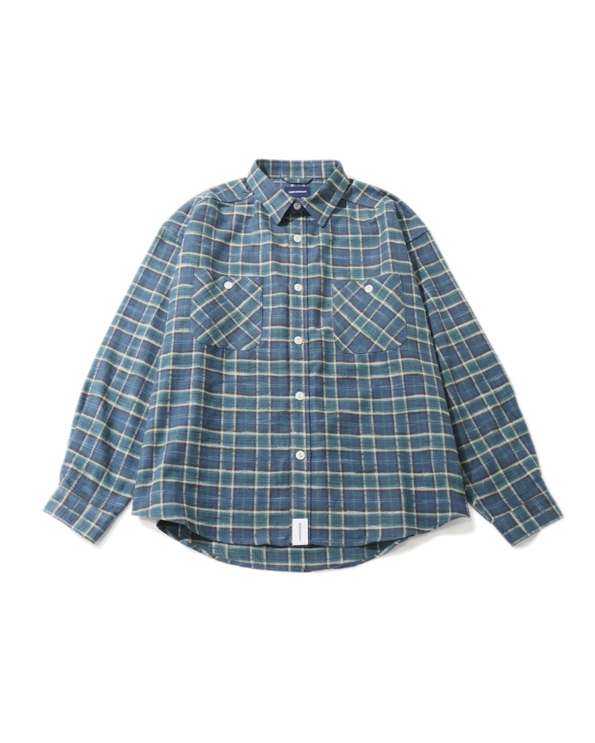 VANNING PLAID LS SHIRT  GREEN