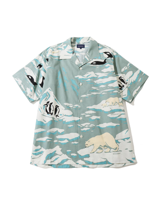 ED GD OPEN COLLAR TEXTILE SS SHIRT