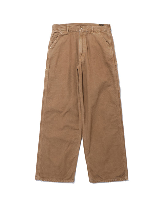 DAD'S FIT OXFORD PAINTER PANTS BROWN