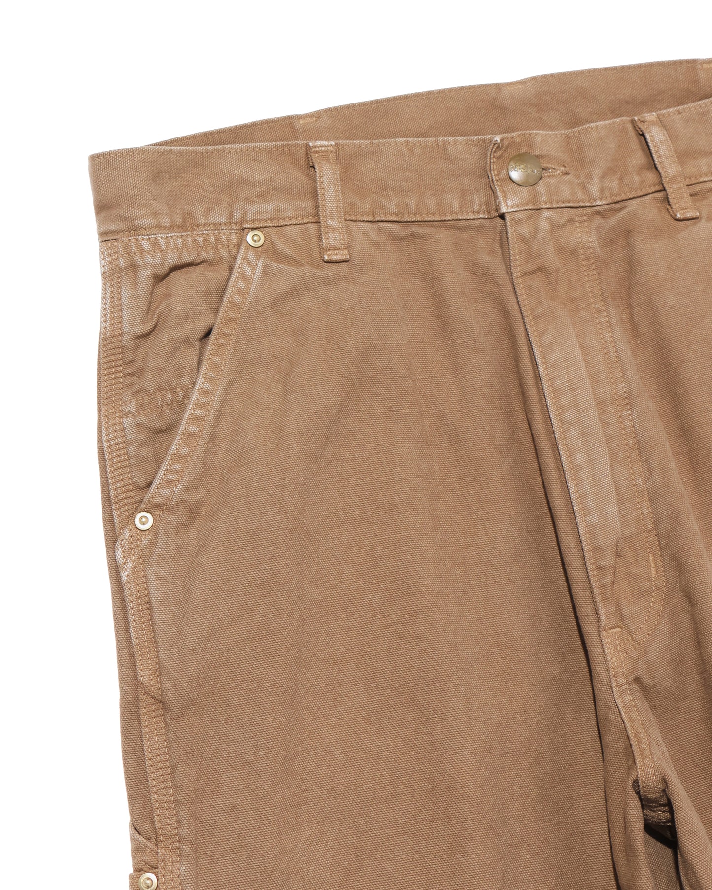 DAD'S FIT OXFORD PAINTER PANTS BROWN