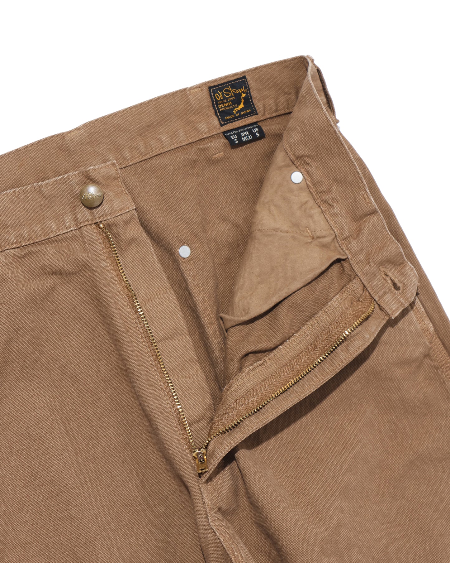 DAD'S FIT OXFORD PAINTER PANTS BROWN