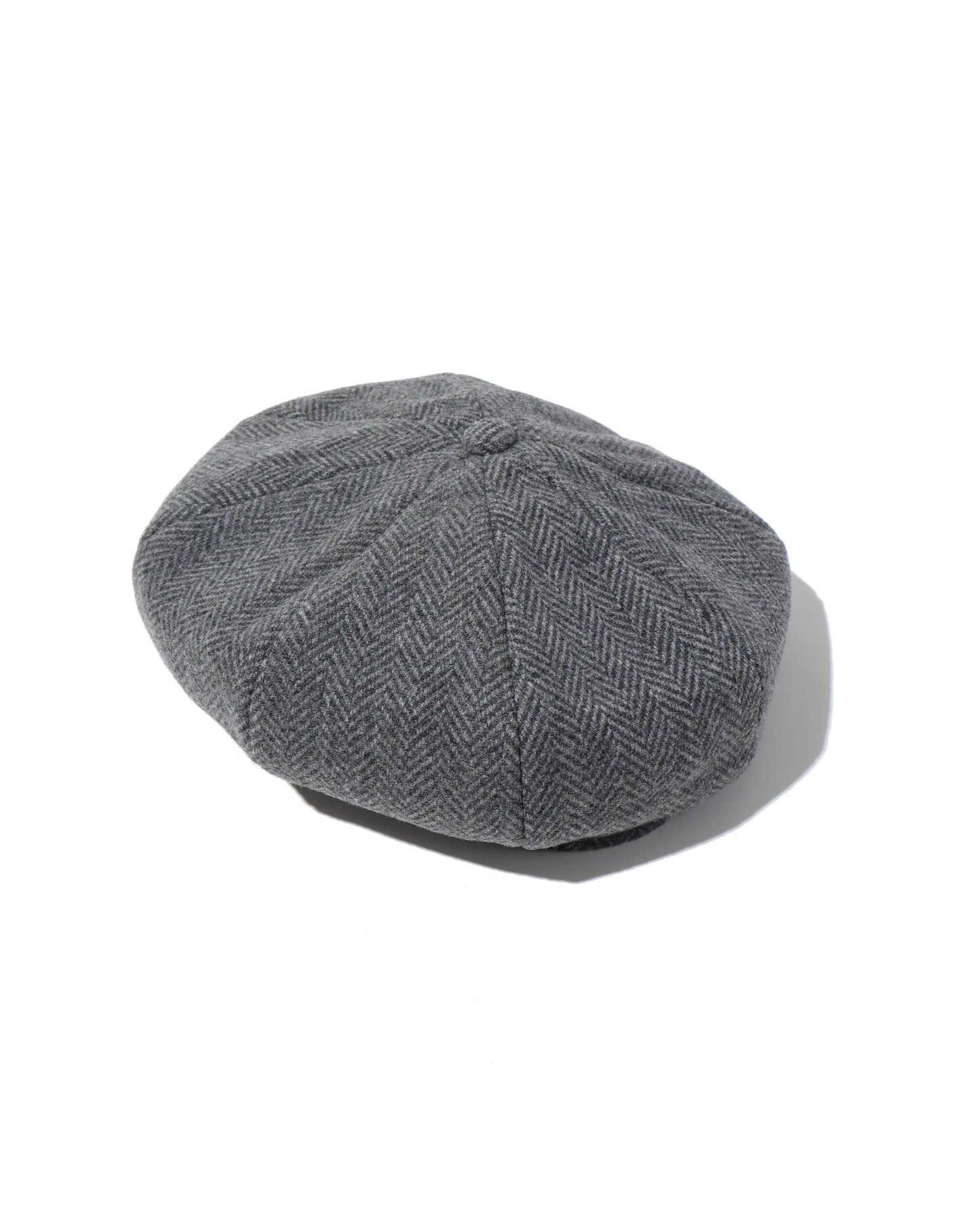 Unlikely Newsboy Cap Wool Tweed  GRAY