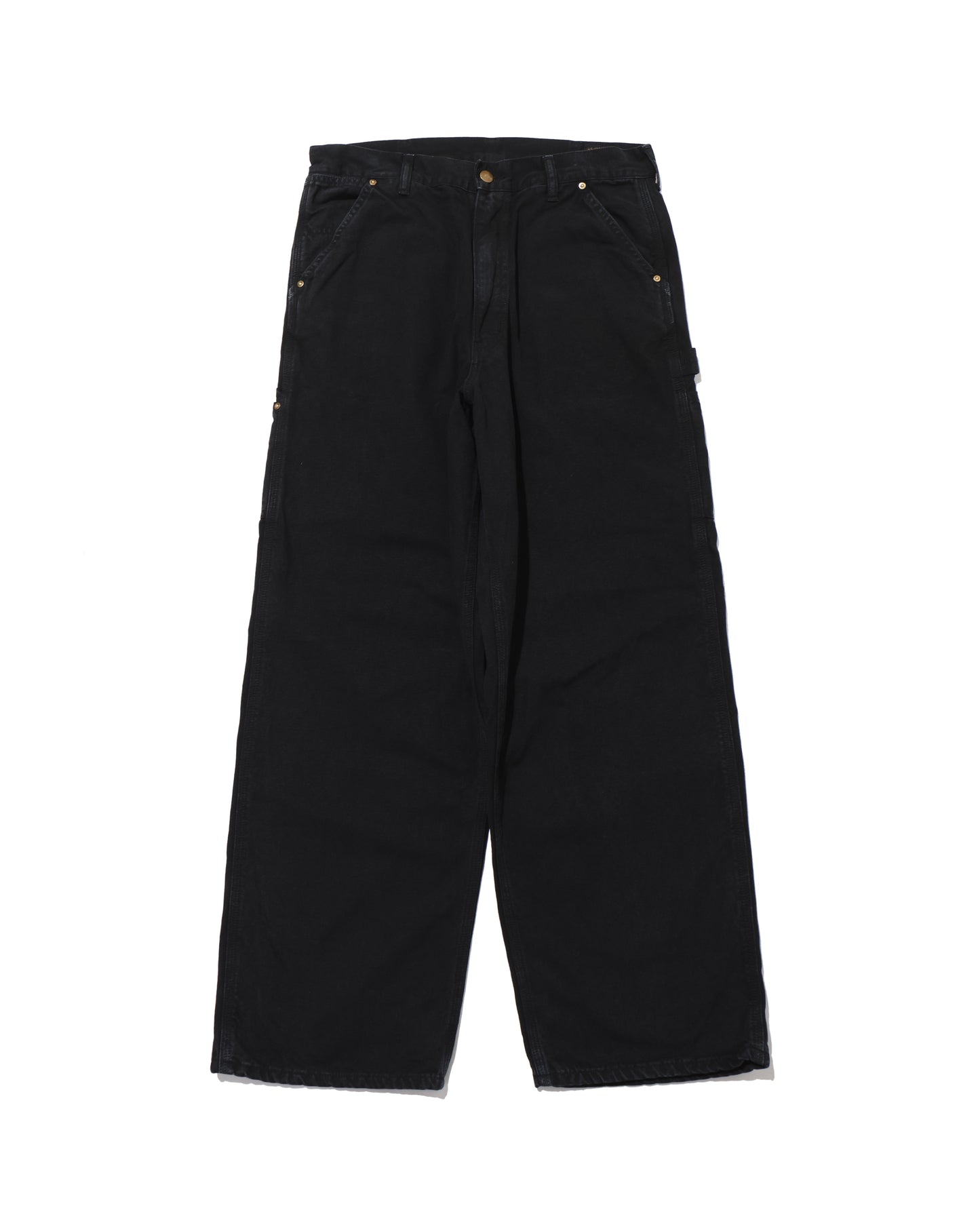 DAD'S FIT OXFORD PAINTER PANTS BLACK