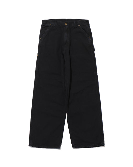 DAD'S FIT OXFORD PAINTER PANTS BLACK