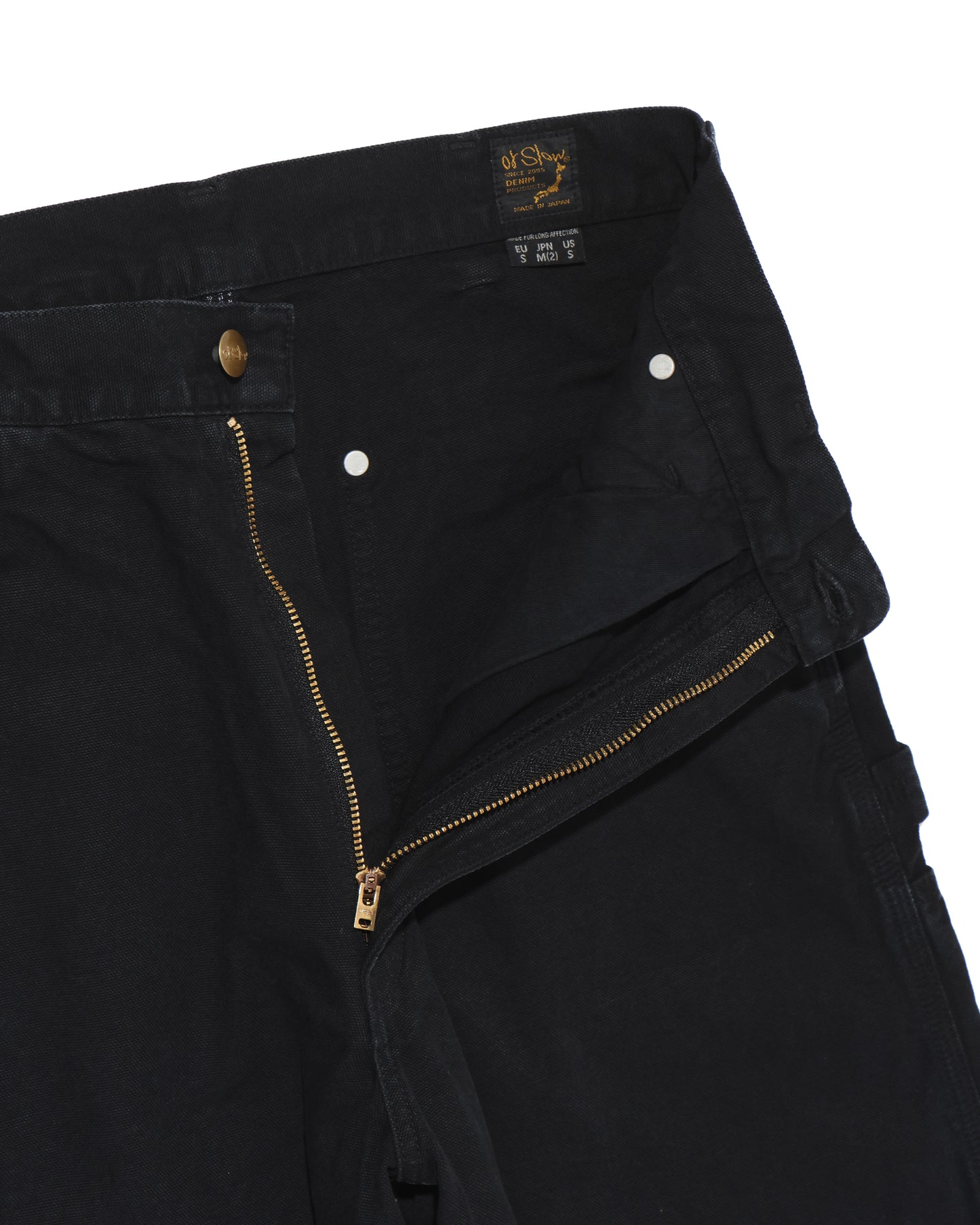 DAD'S FIT OXFORD PAINTER PANTS BLACK