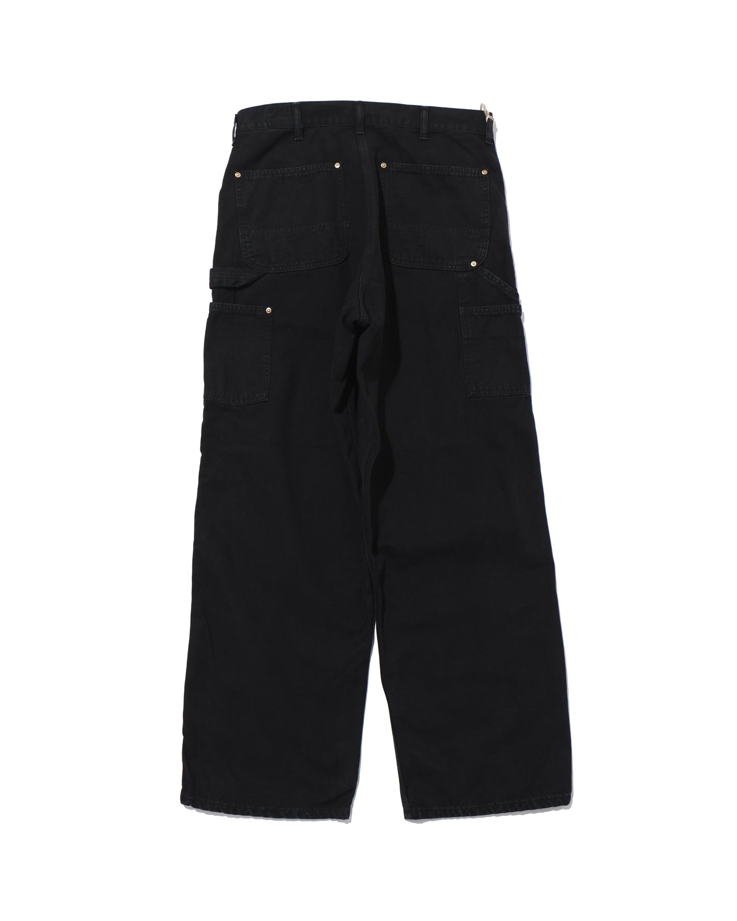 DAD'S FIT OXFORD PAINTER PANTS BLACK
