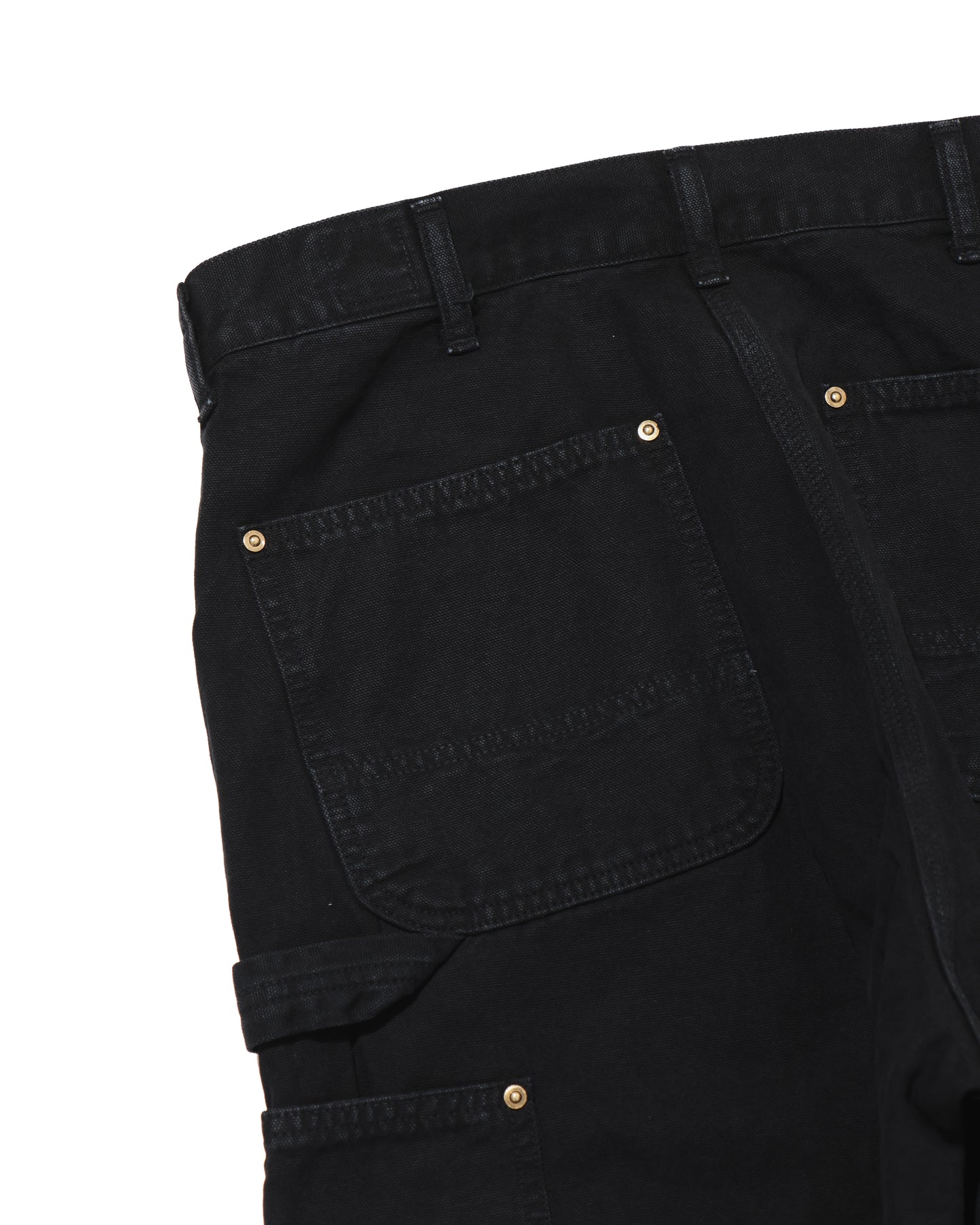 DAD'S FIT OXFORD PAINTER PANTS BLACK