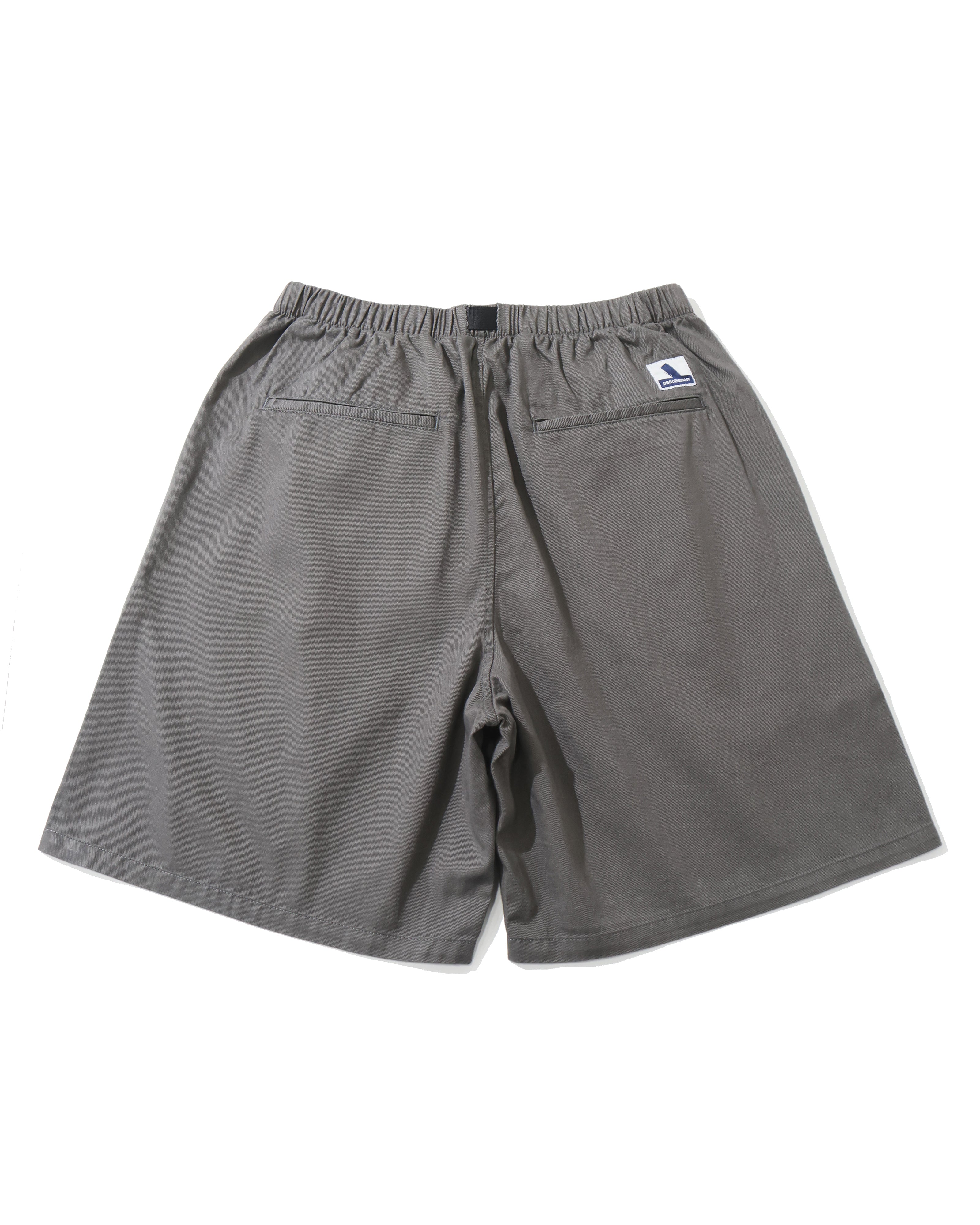 CLASP TWILL WEBBING SHORTS チャコール　サイズ2 CLASP TWILL WEBBING SHORTS CHARCOAL – TIME AFTER TIME