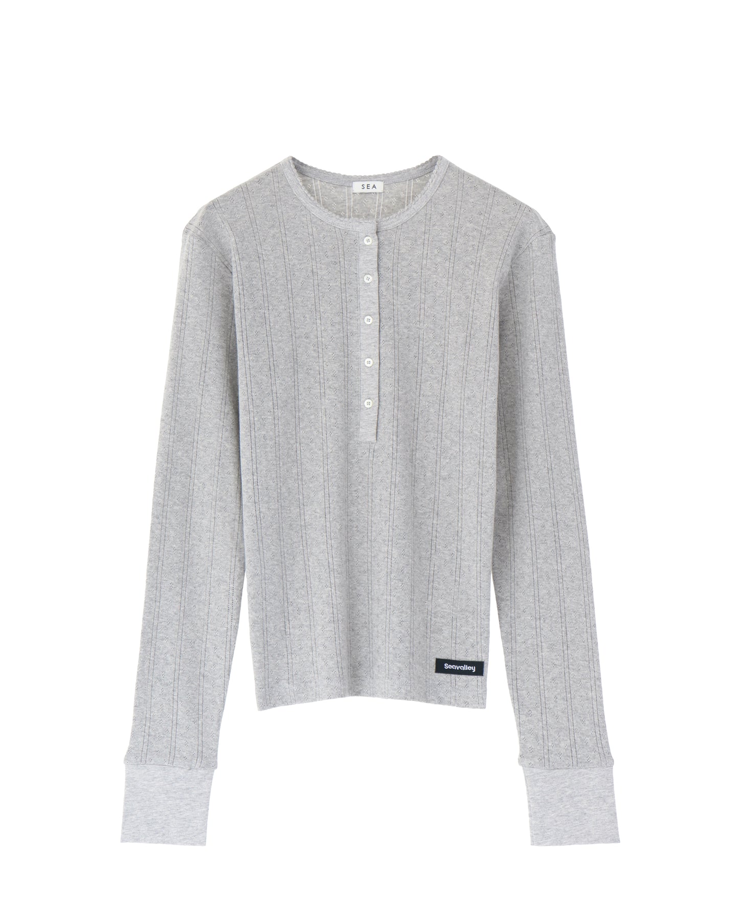 ヘンリーネックL/S TEE