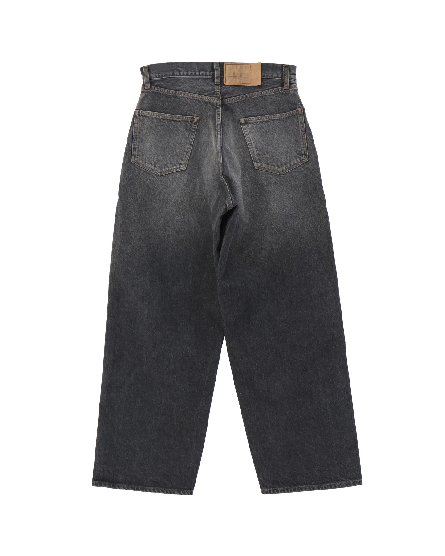 13.5oz Denim Pants Wide USED-SulfurBlack