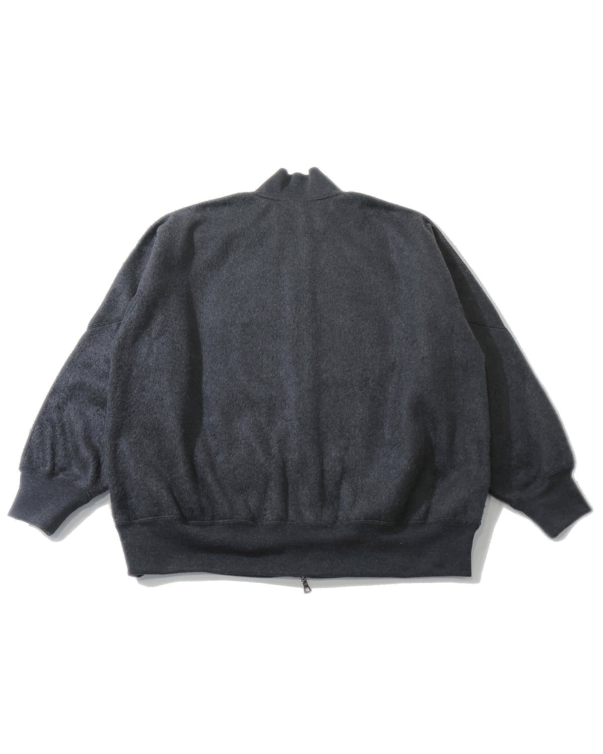 Pe/Silk Fleece Track Jacket HeatherBlack