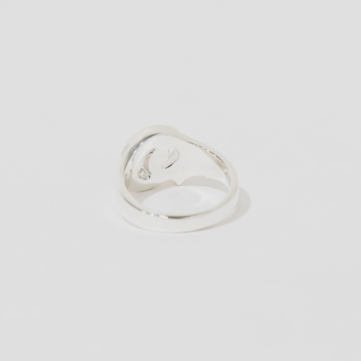"D" Silver Ring