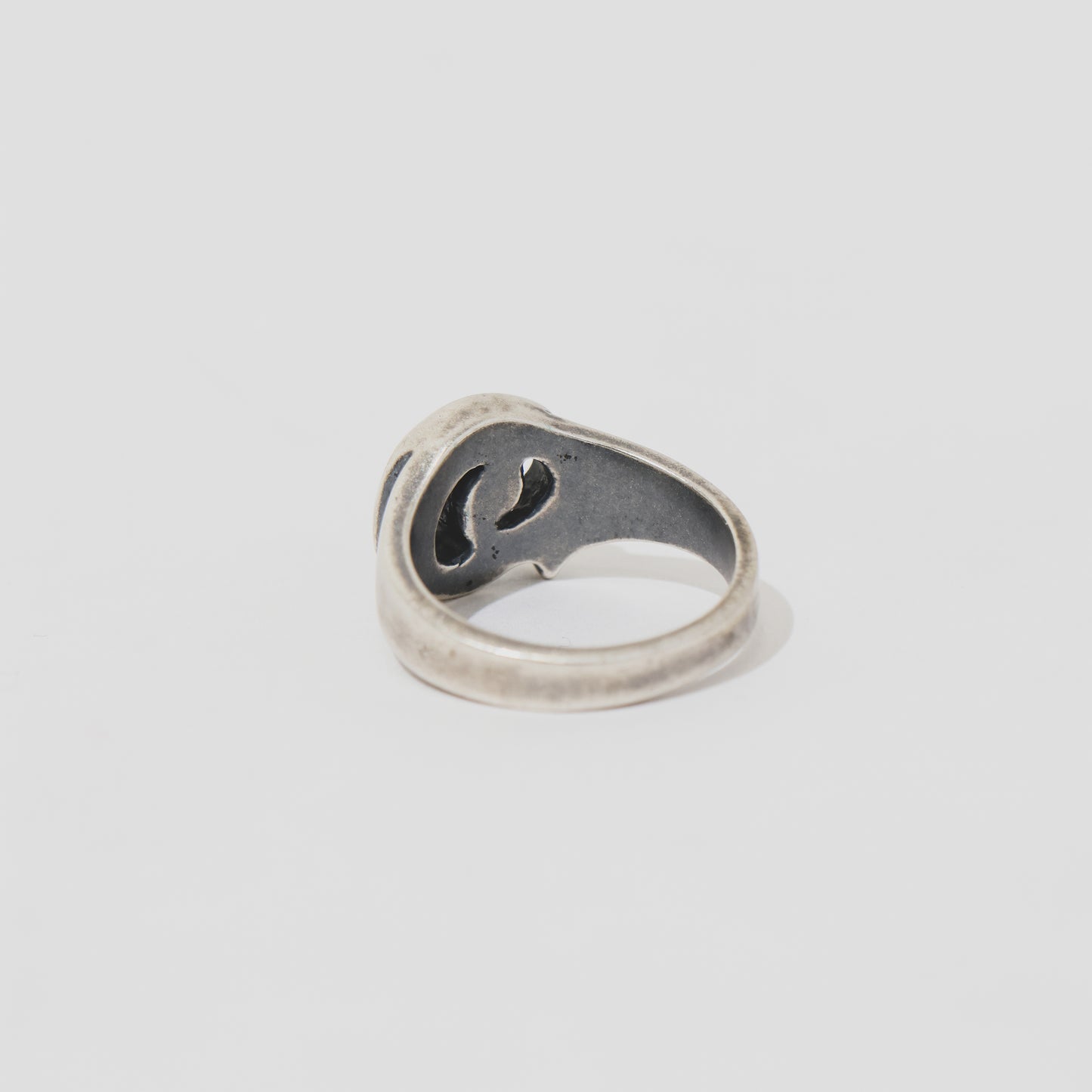 "D" Silver Ring