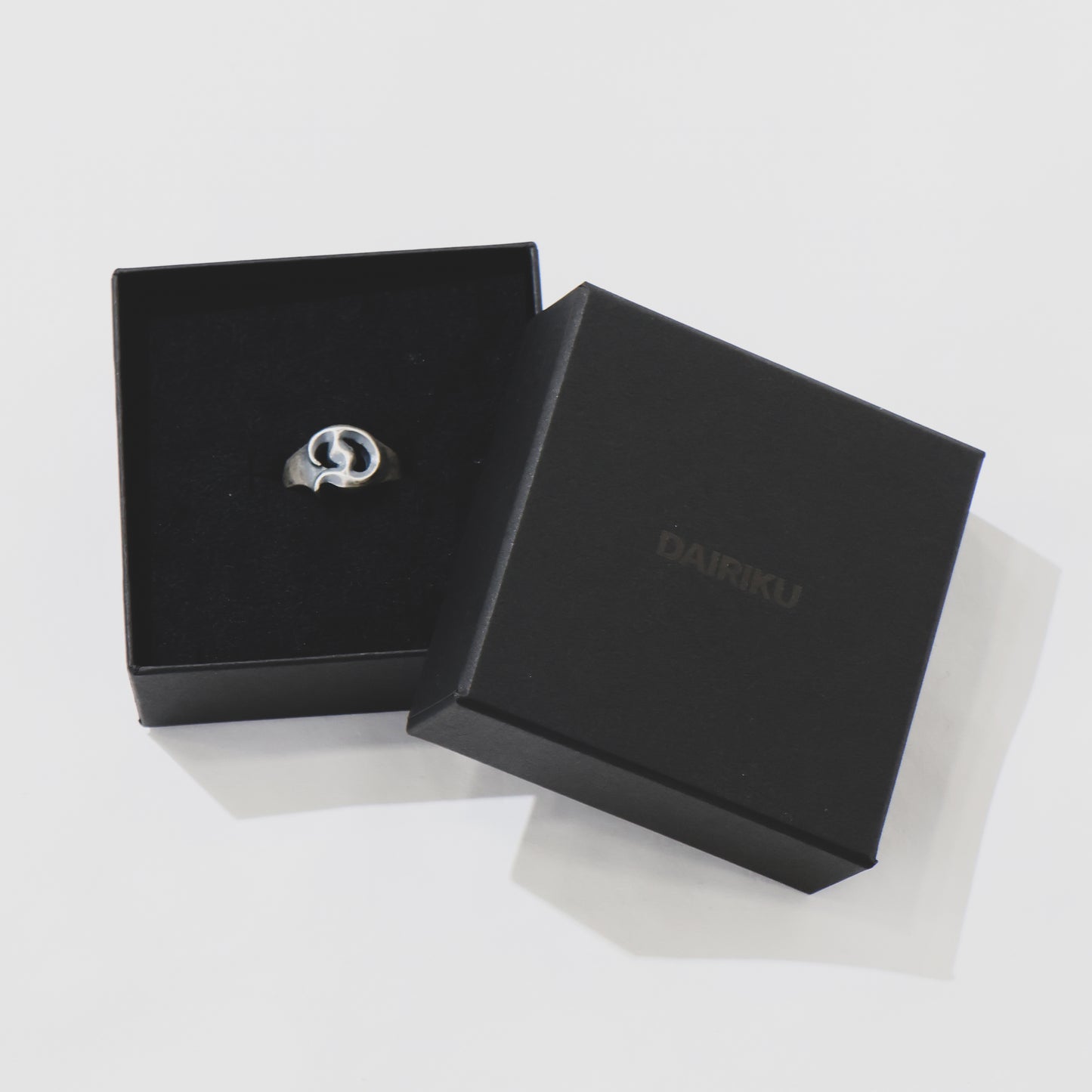 "D" Silver Ring