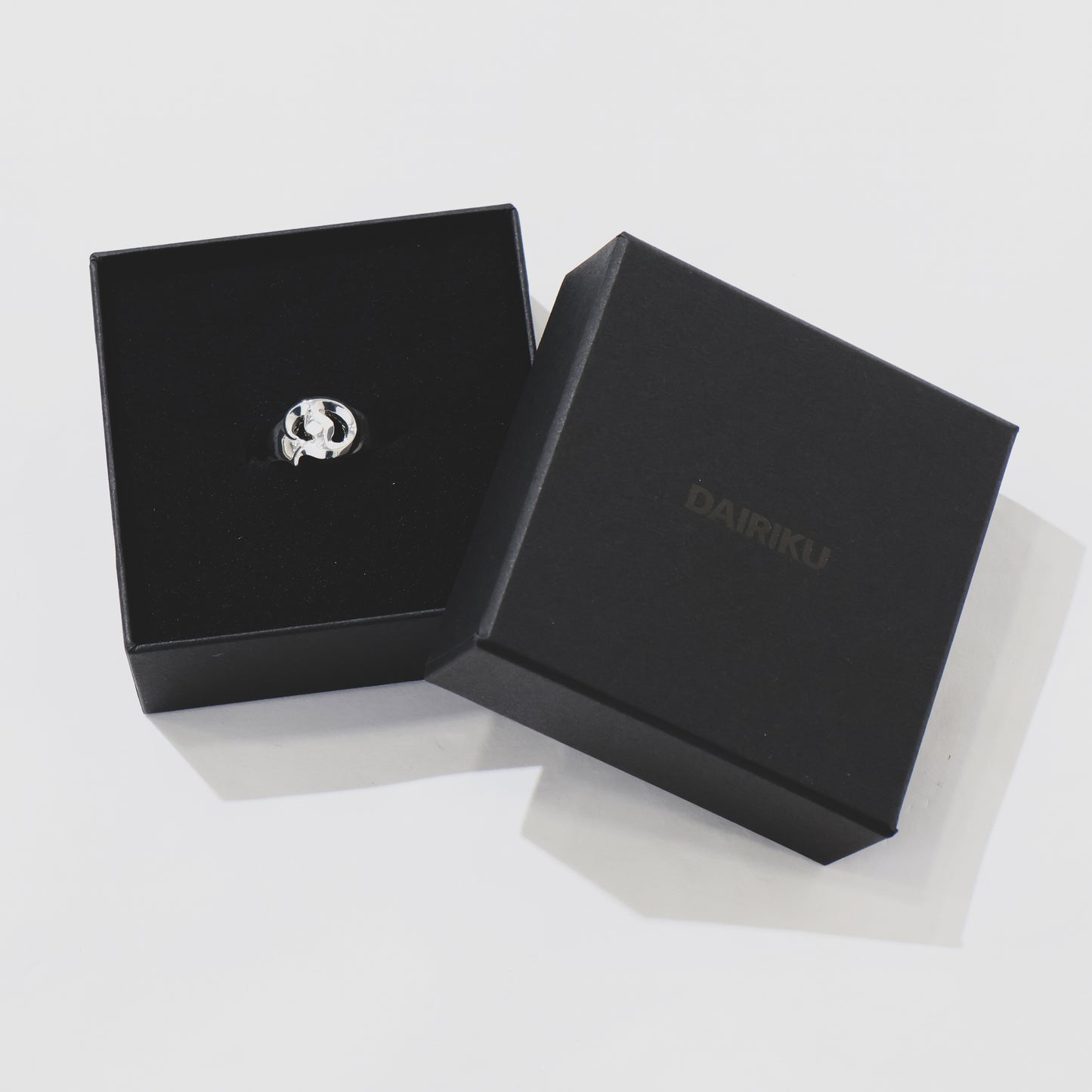 "D" Silver Ring