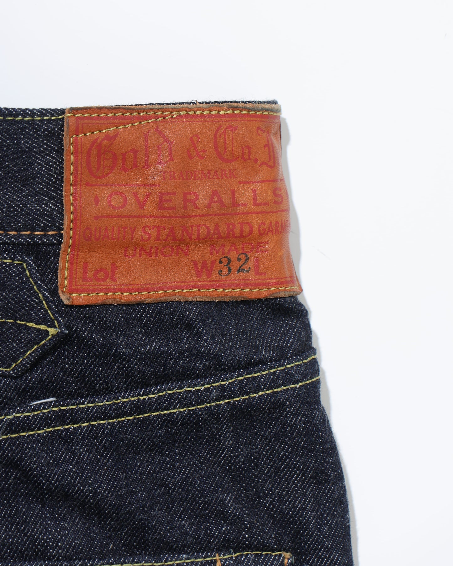 GOLD×JOB 30th Anniversary 14.25oz DENIM 5POCKET WIDE PANTS 41208