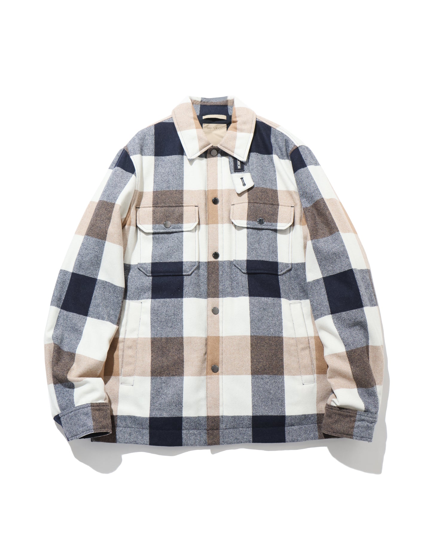 WOOL CHECK ALASKAN SHIRT JACKET