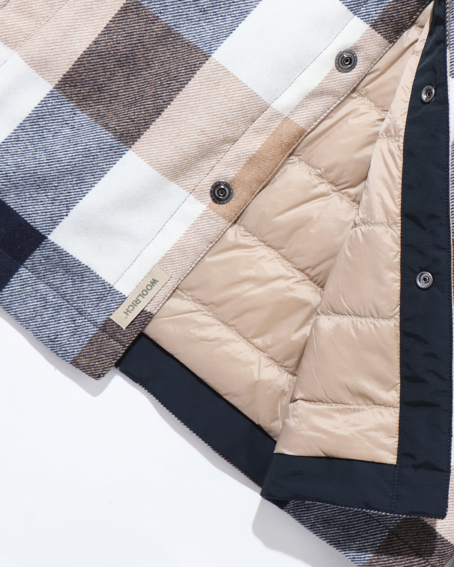 WOOL CHECK ALASKAN SHIRT JACKET