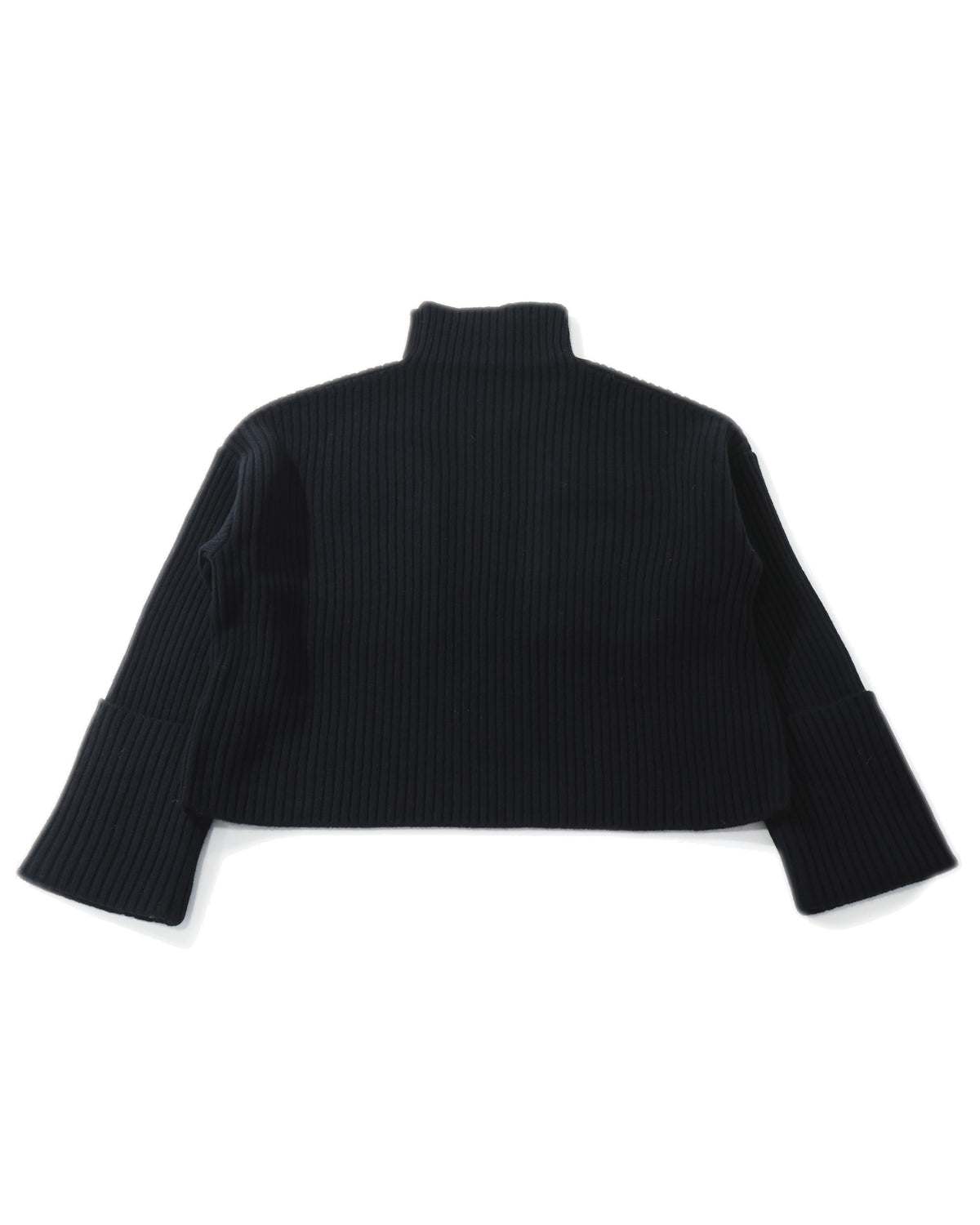 BOILED LAMBWOOL RIB TOP