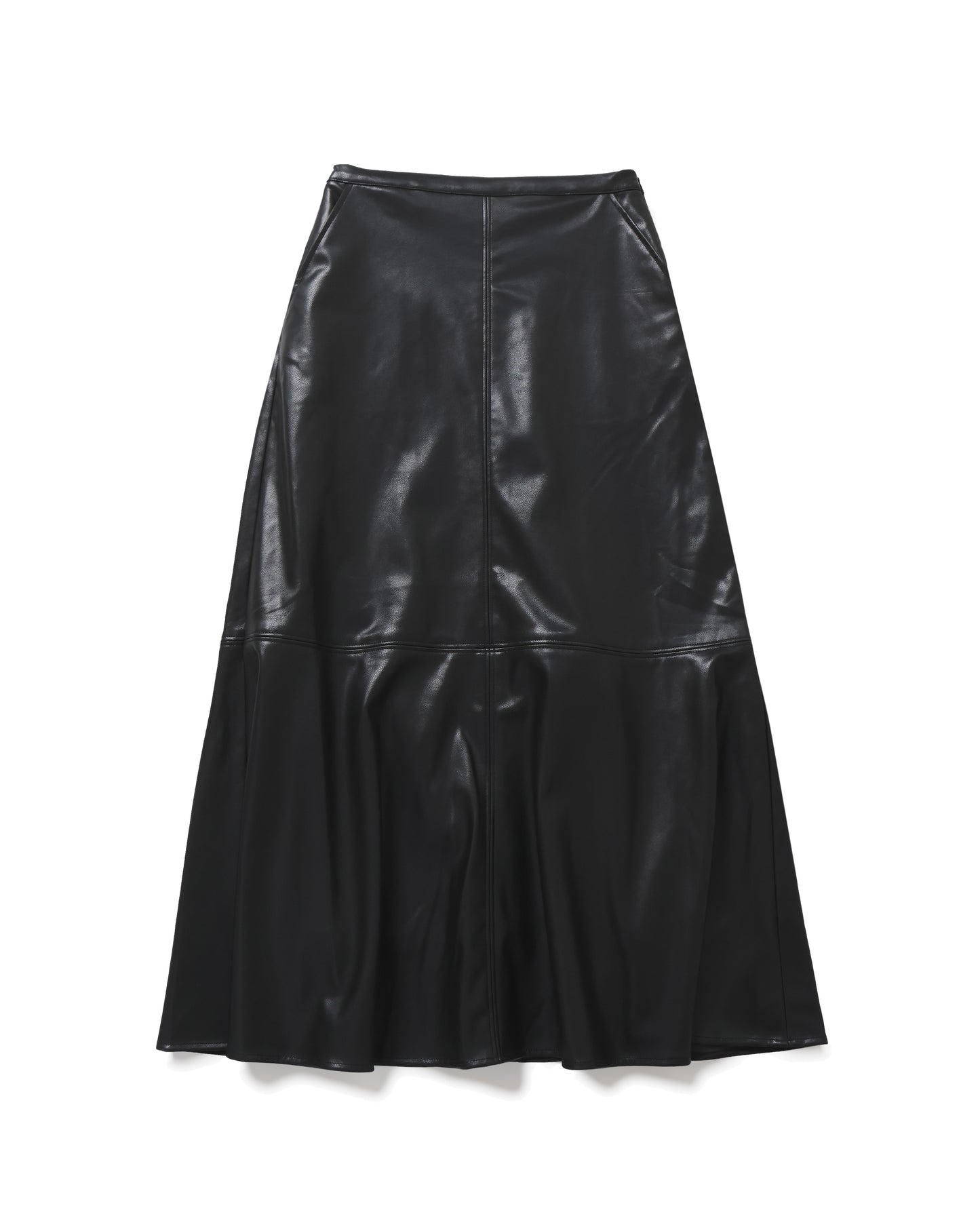 fake leather skirt