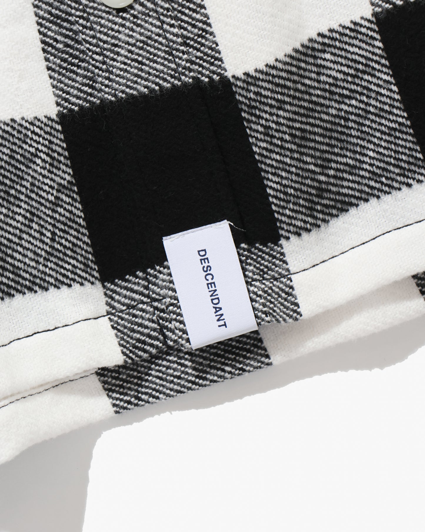 VANNING PLAID LS SHIRT  WHITE