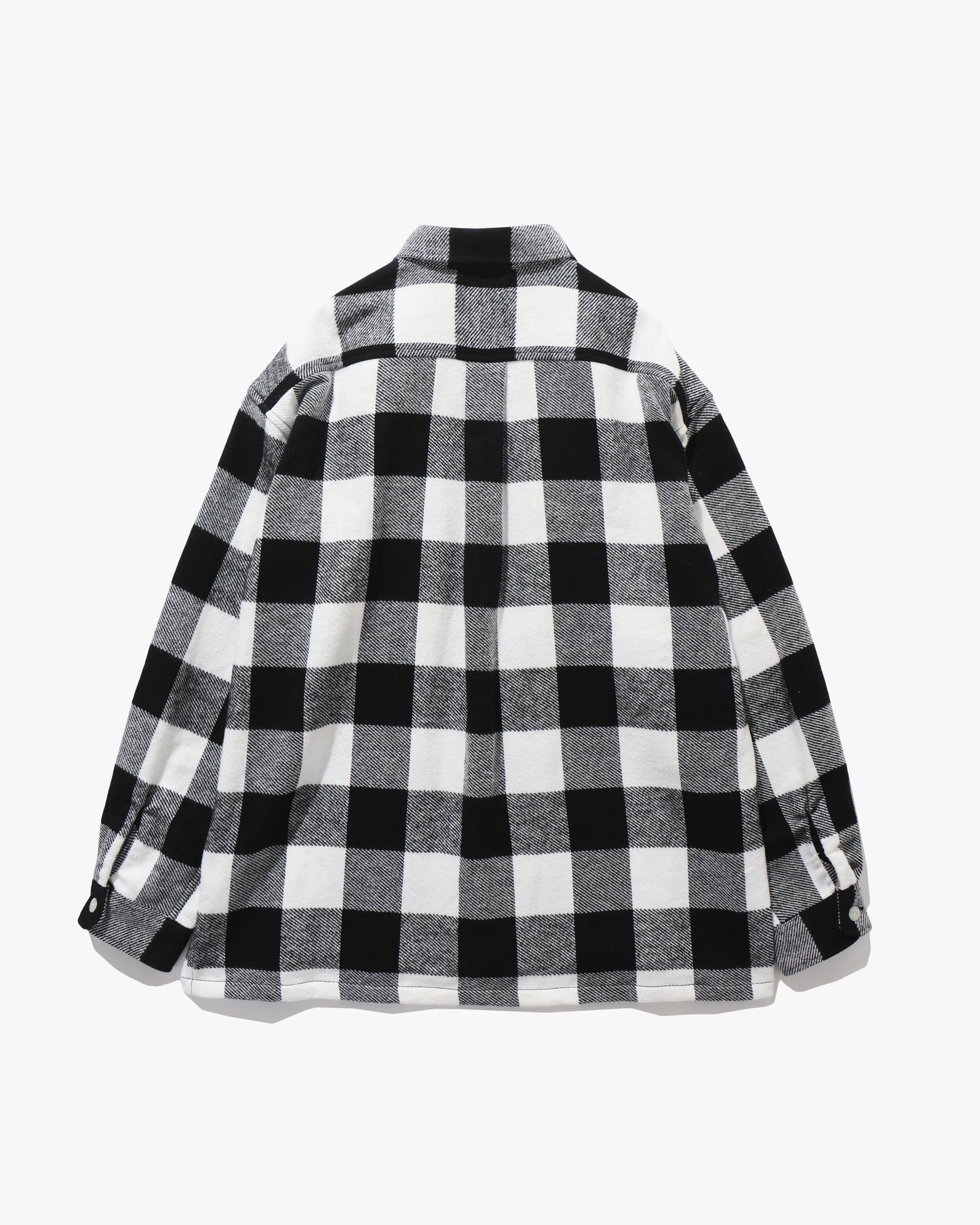 VANNING PLAID LS SHIRT  WHITE