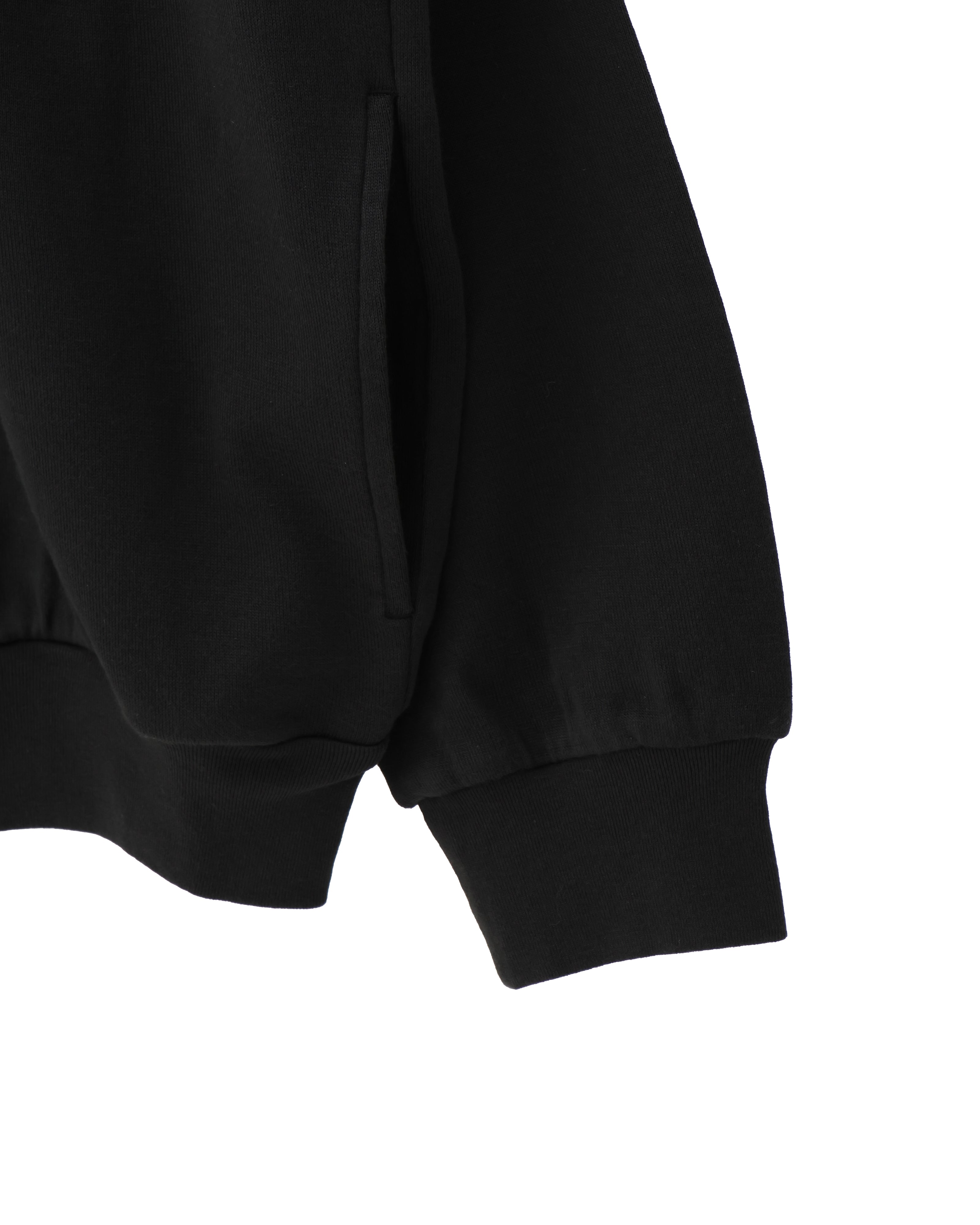 SUPER HIGH GAUGE SWEAT ZIP CARDIGAN BLACK – TIME AFTER TIME