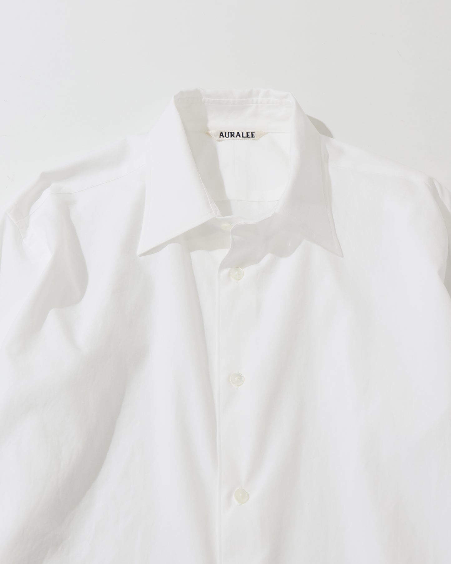 WASHED FINX TWILL SHIRT WHITE