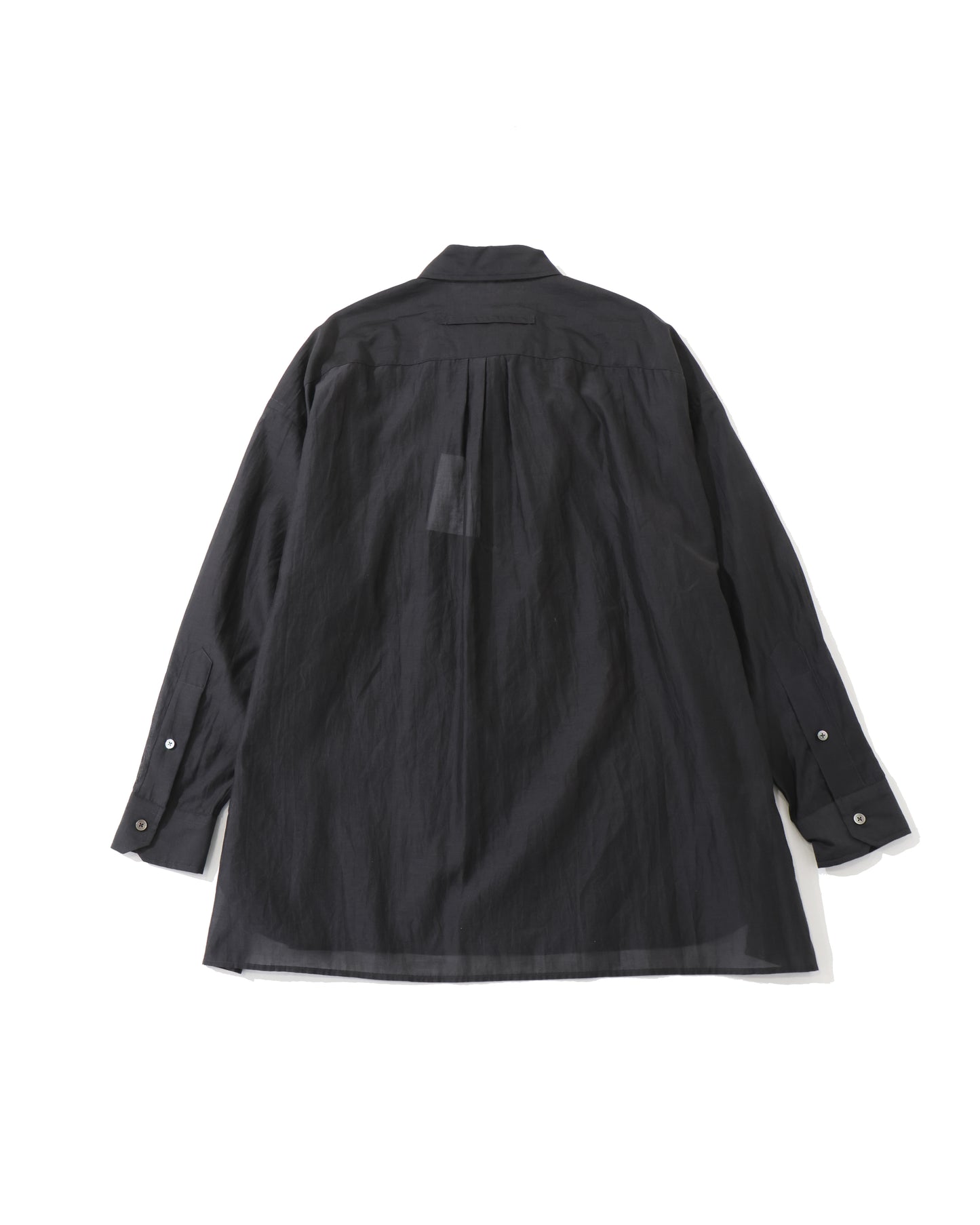 コットンシルクスクエアビッグシャツuni