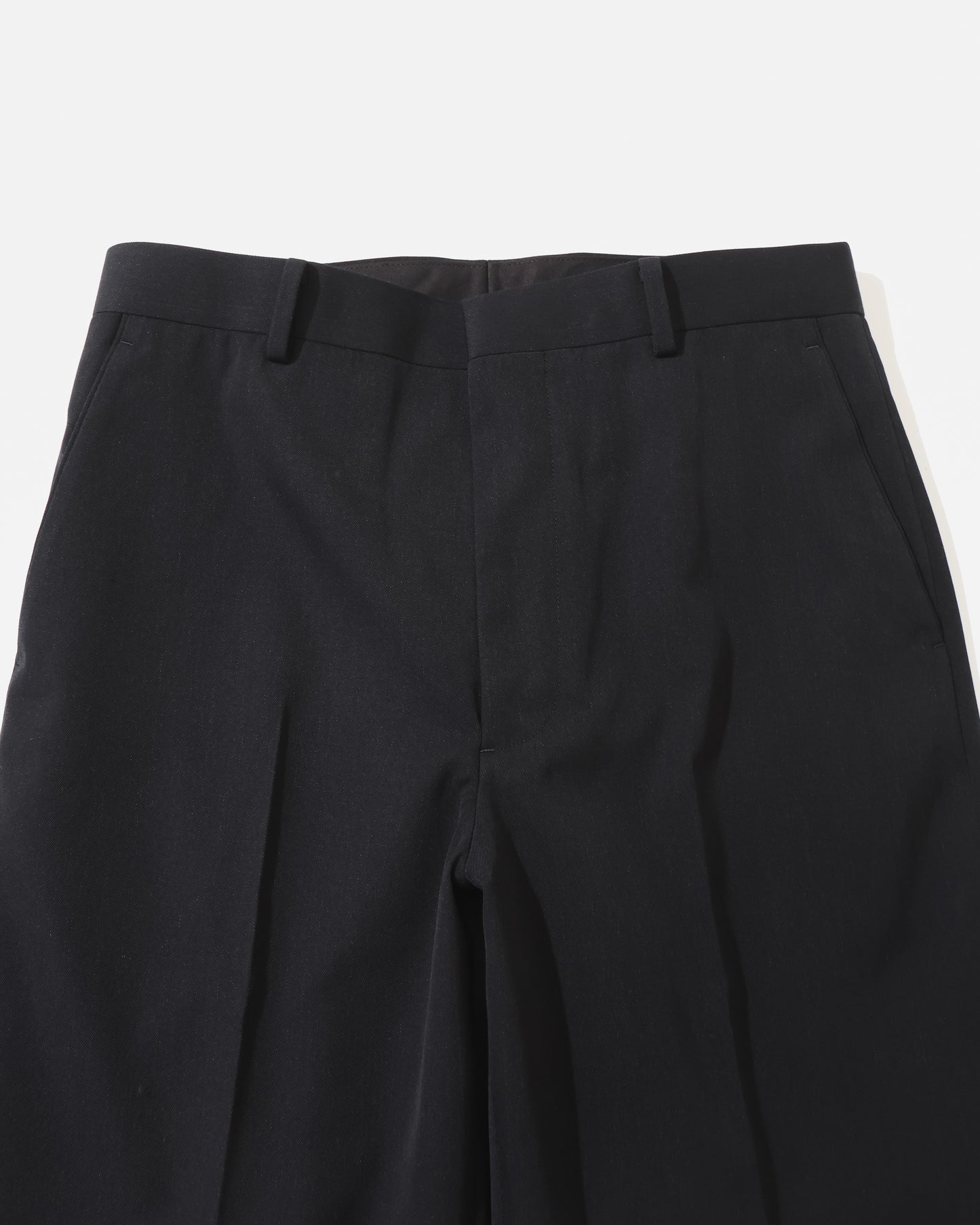 LIGHT WOOL MAX GABARDINE SLACKS TOP BLACK